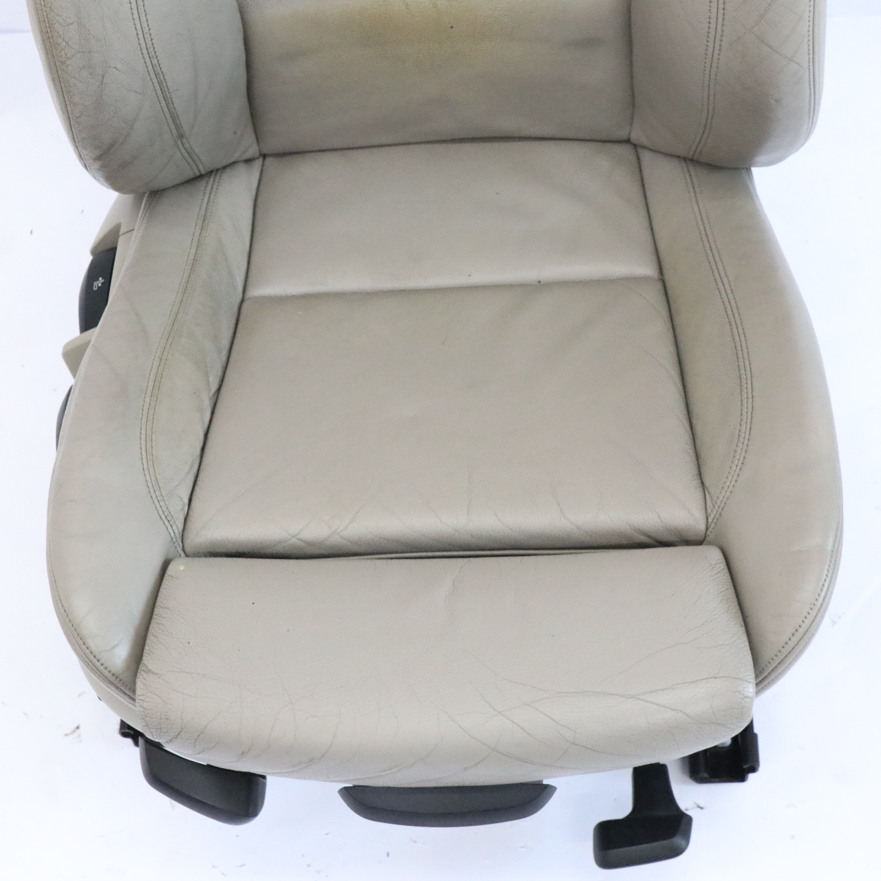 BMW E81 Front Right O/S Seat Heated Leather Boston Beige Interior 9124310