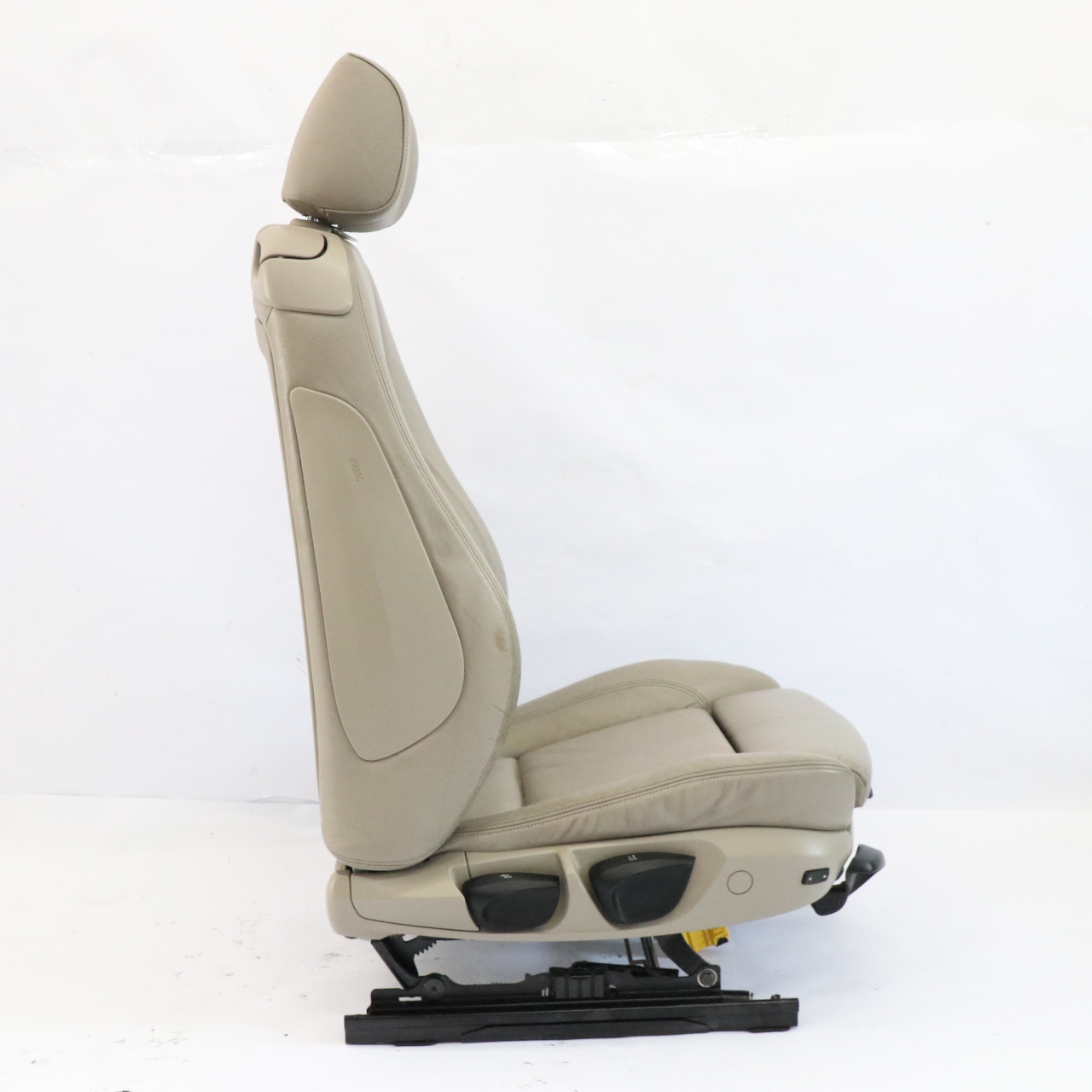 BMW E81 Front Right O/S Seat Heated Leather Boston Beige Interior 9124310