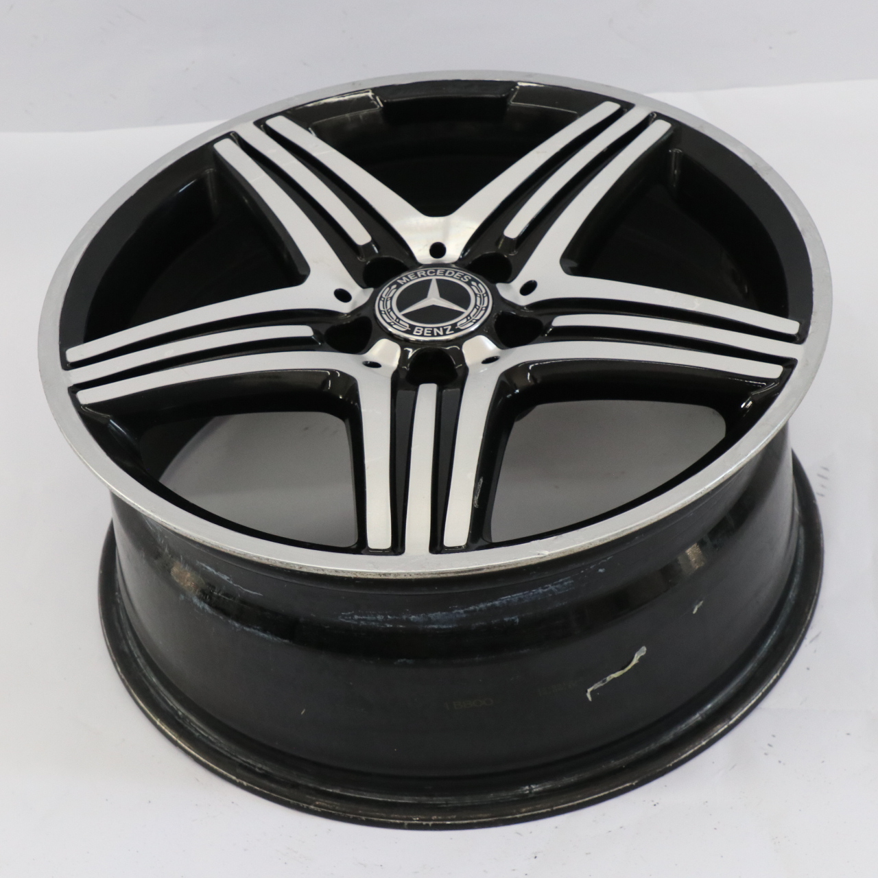 Mercedes W176 AMG Wheel Alloy Rim 18" 5 Double Spoke ET:48 8J A1764010402