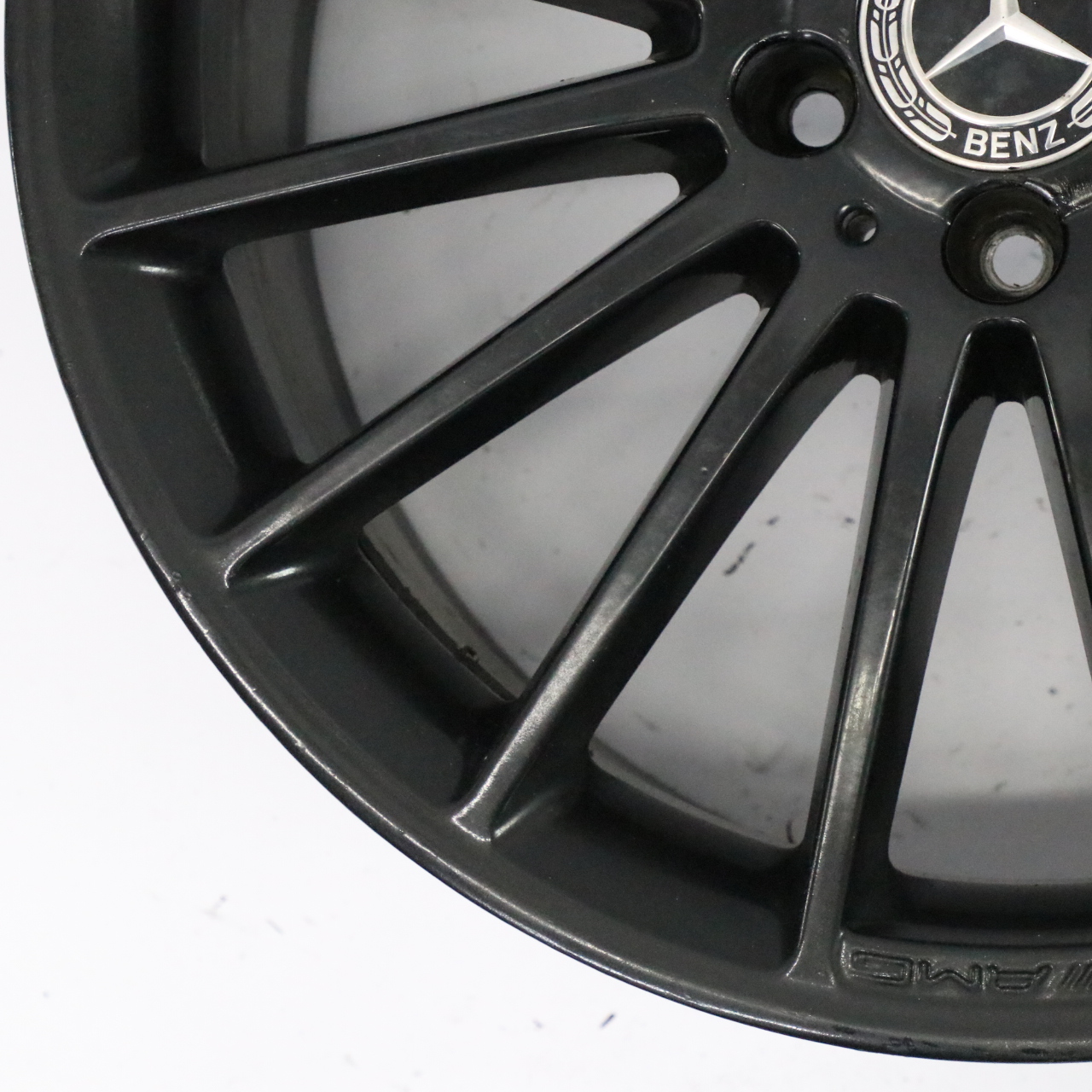 Mercedes C117 W176 AMG Black Wheel Alloy Rim 19" 16 Spoke ET:48 8J A1764010502