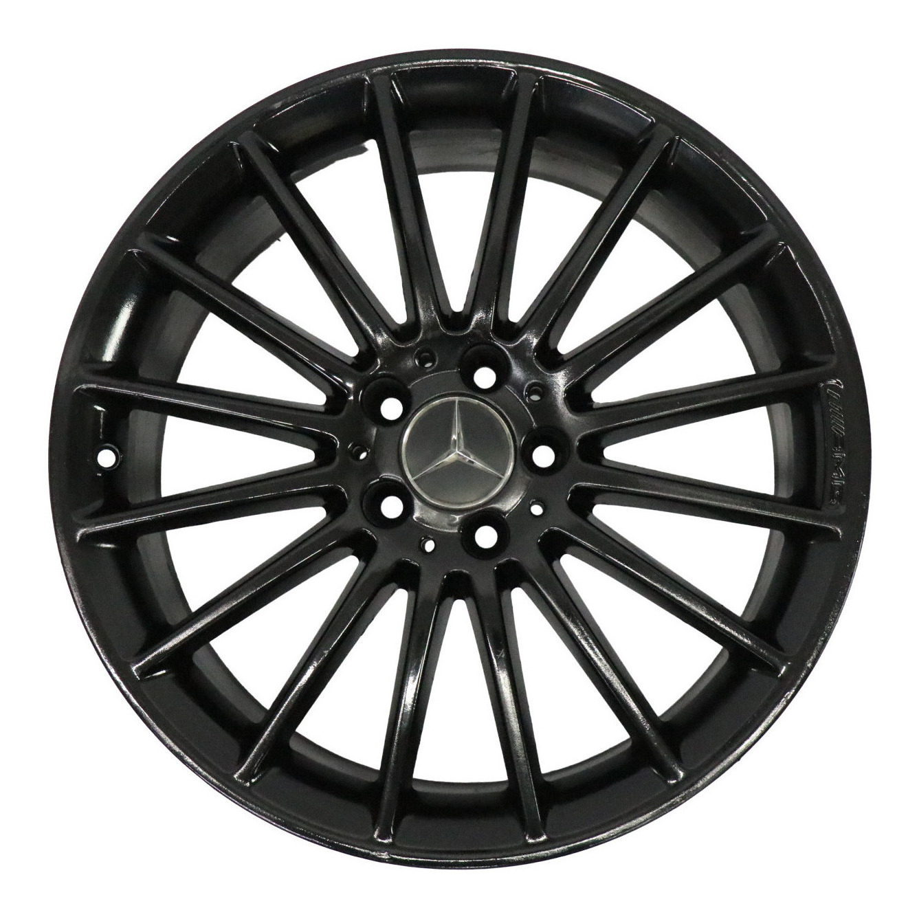 Mercedes C117 W176 AMG Black Wheel Alloy Rim 19" 16 Spoke ET:48 8J A1764010502