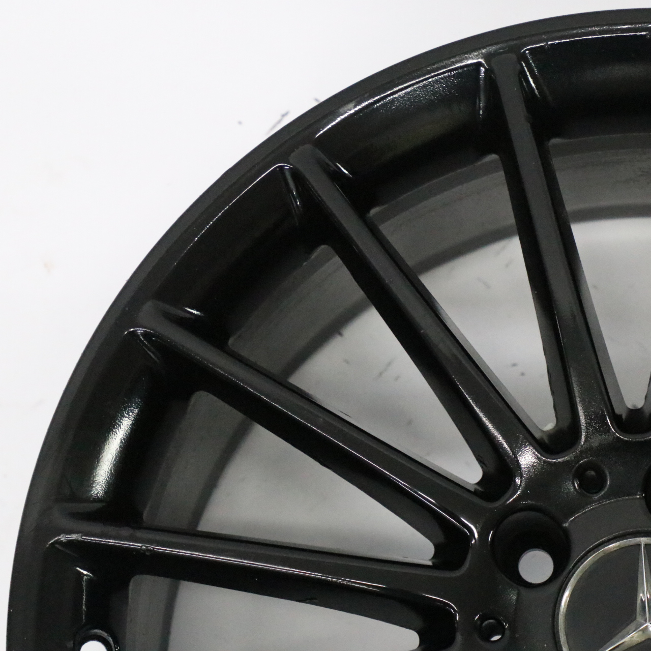 Mercedes C117 W176 AMG Black Wheel Alloy Rim 19" 16 Spoke ET:48 8J A1764010502