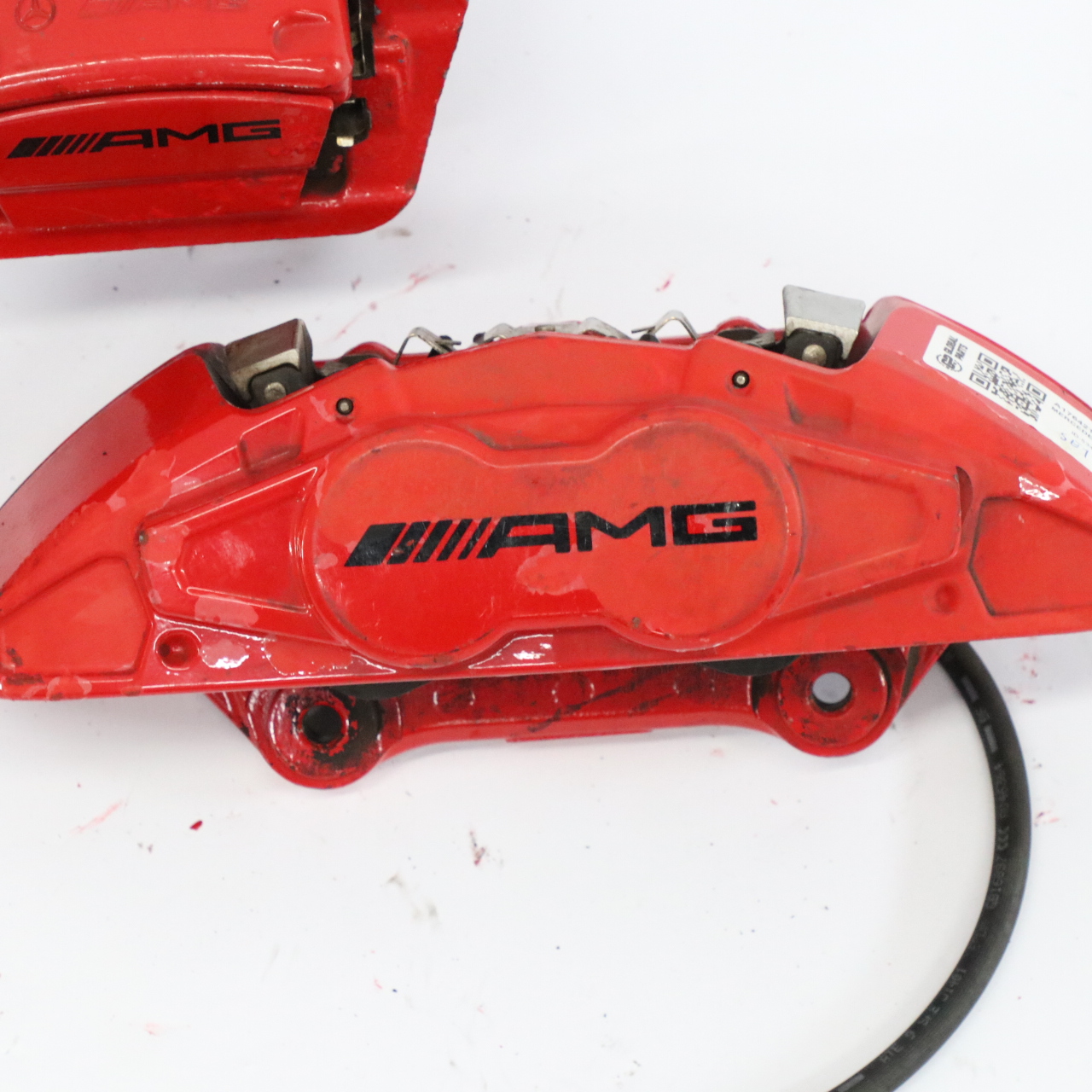 Brake Caliper Set Mercedes W176 AMG A45 Front Rear Left Right N/O/S Brembo Red