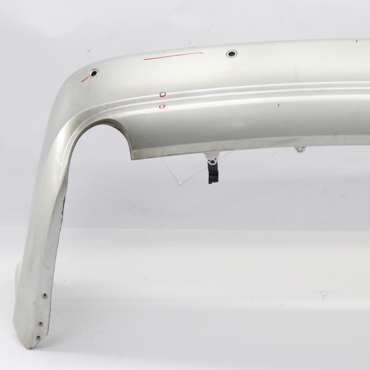 Mercedes W219 Rear Bumper Trim Panel Covering Iridium Silver Metallic - 775