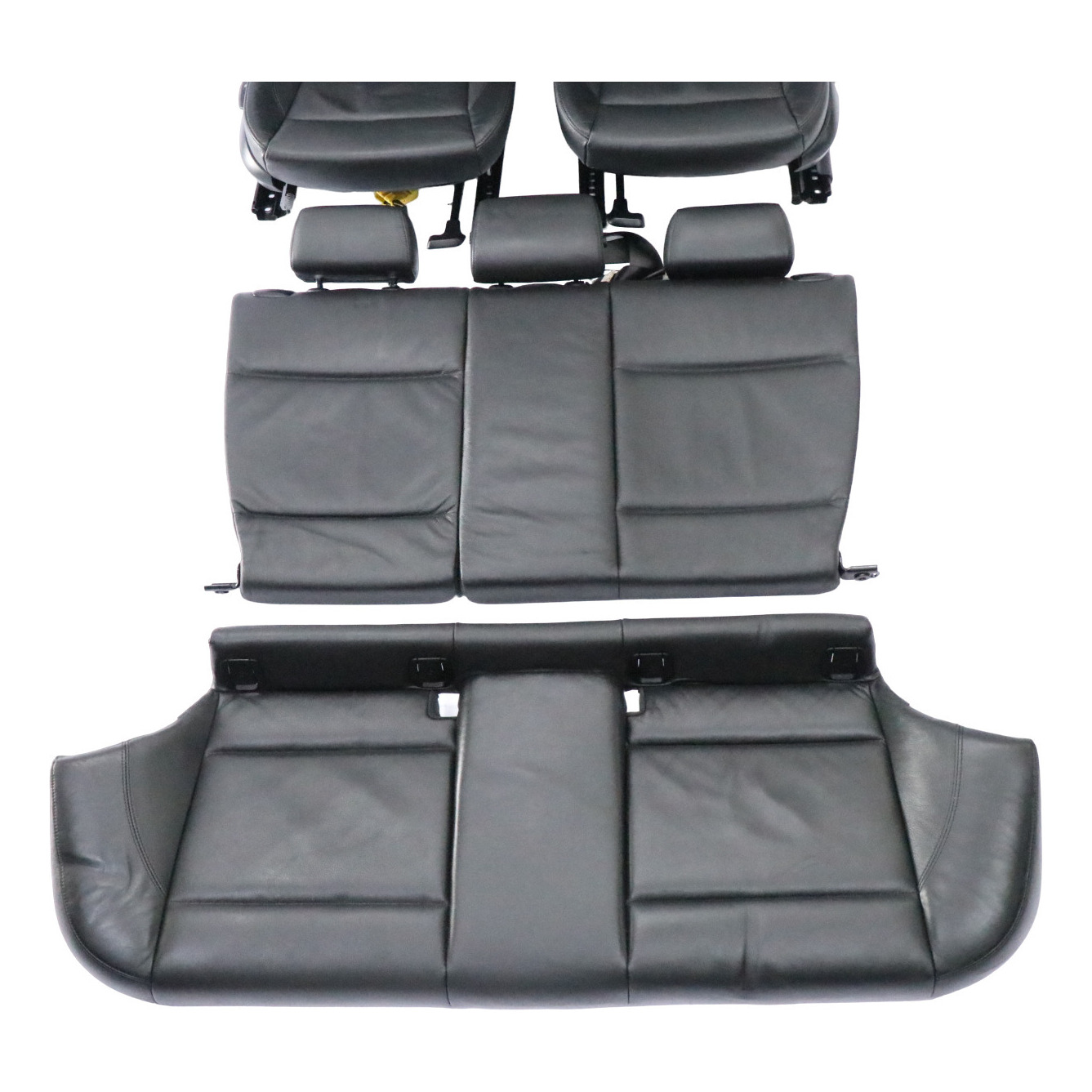 BMW E87 LCI Leather Seats Interior Seat Black Boston Front Rear LWSW