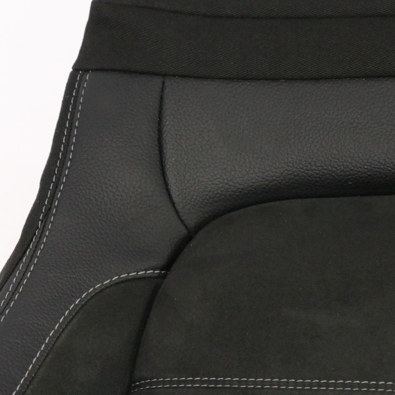 Mercedes C205 Front Seat Cover Heated Left Right N/O/S Imitation Leather Black