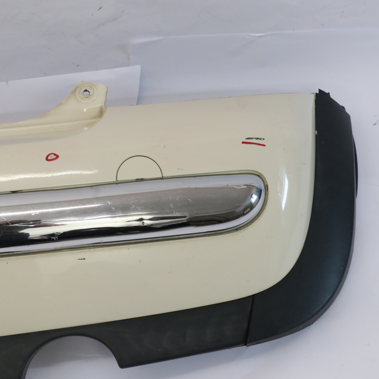 Mini R50 Rear Bumper Trim Covering Panel Pepper White - 850