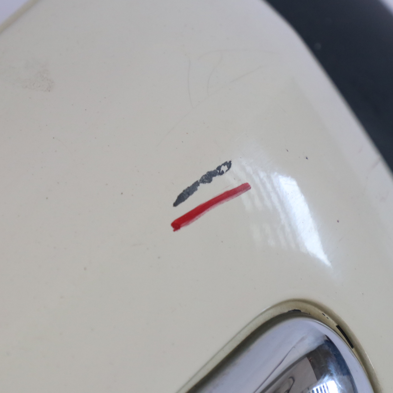 Mini R50 Rear Bumper Trim Covering Panel Pepper White - 850