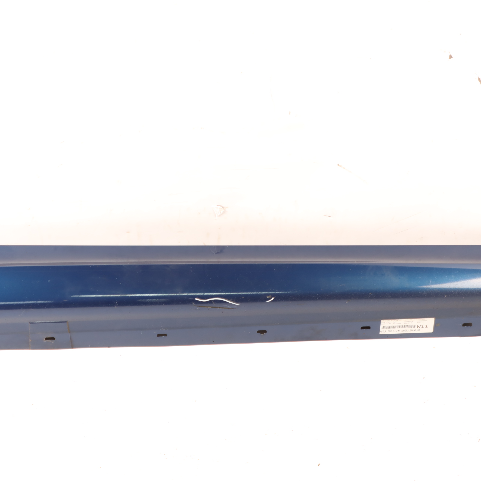 BMW E90 LCI Side Skirt Sill Strip Right O/S Le Mans Blue Metallic - 381