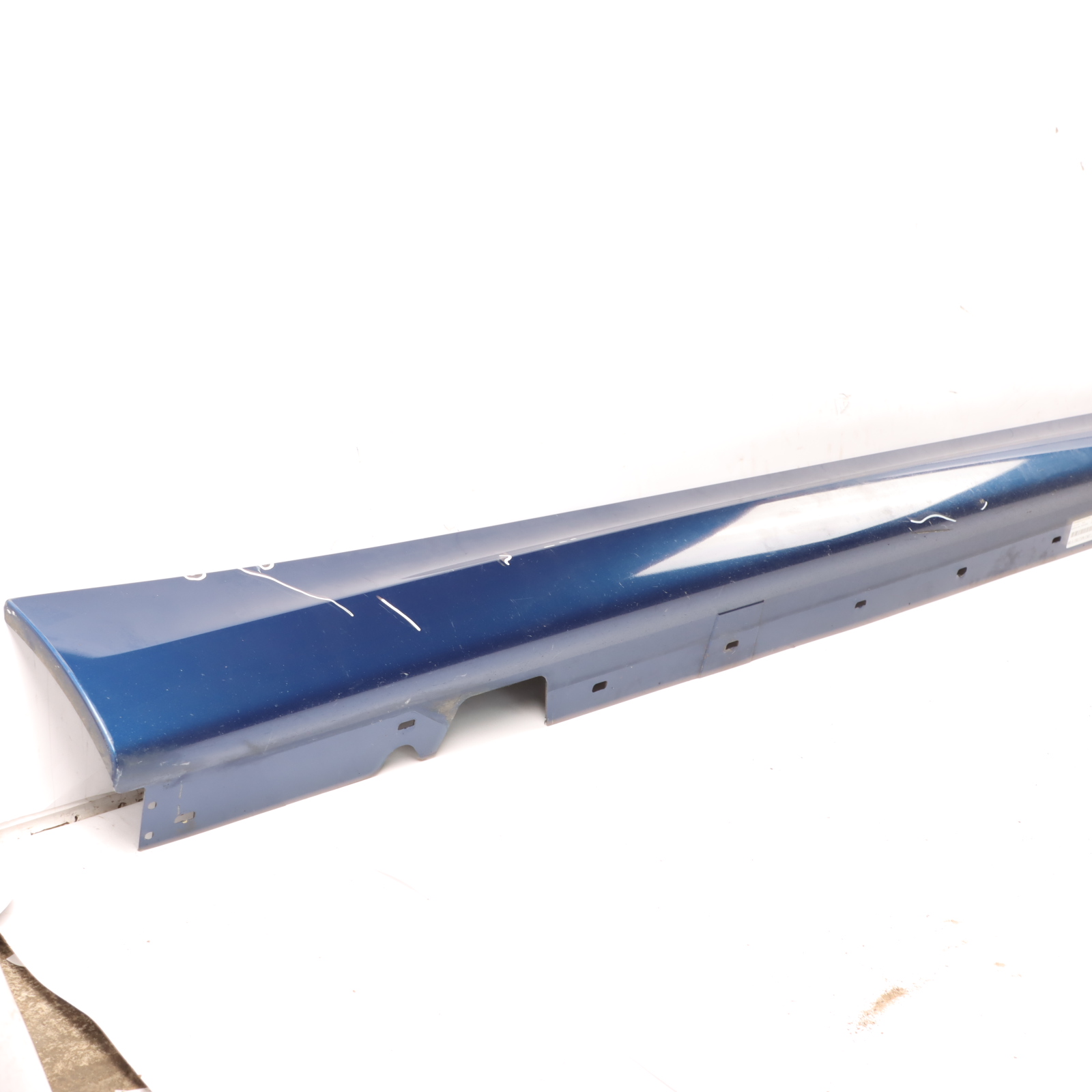 BMW E90 LCI Side Skirt Sill Strip Right O/S Le Mans Blue Metallic - 381