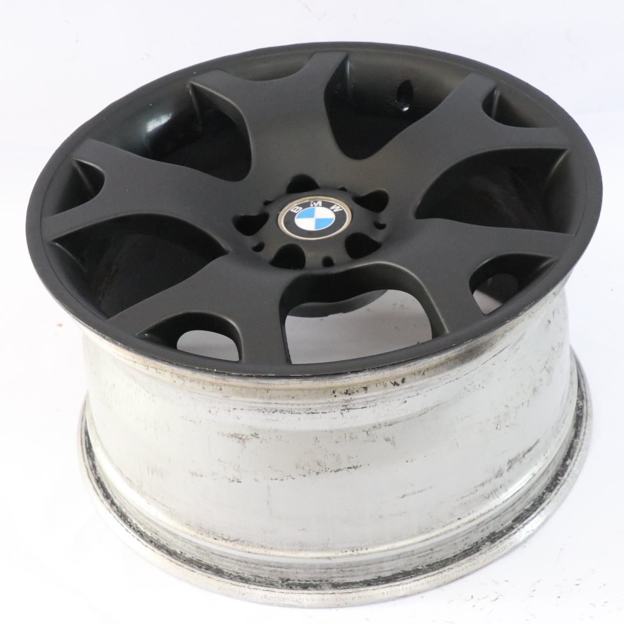 BMW X5 E53 Black Rear Wheel Alloy Rim 19" V Spoke 63 ET:45 10J 1096228