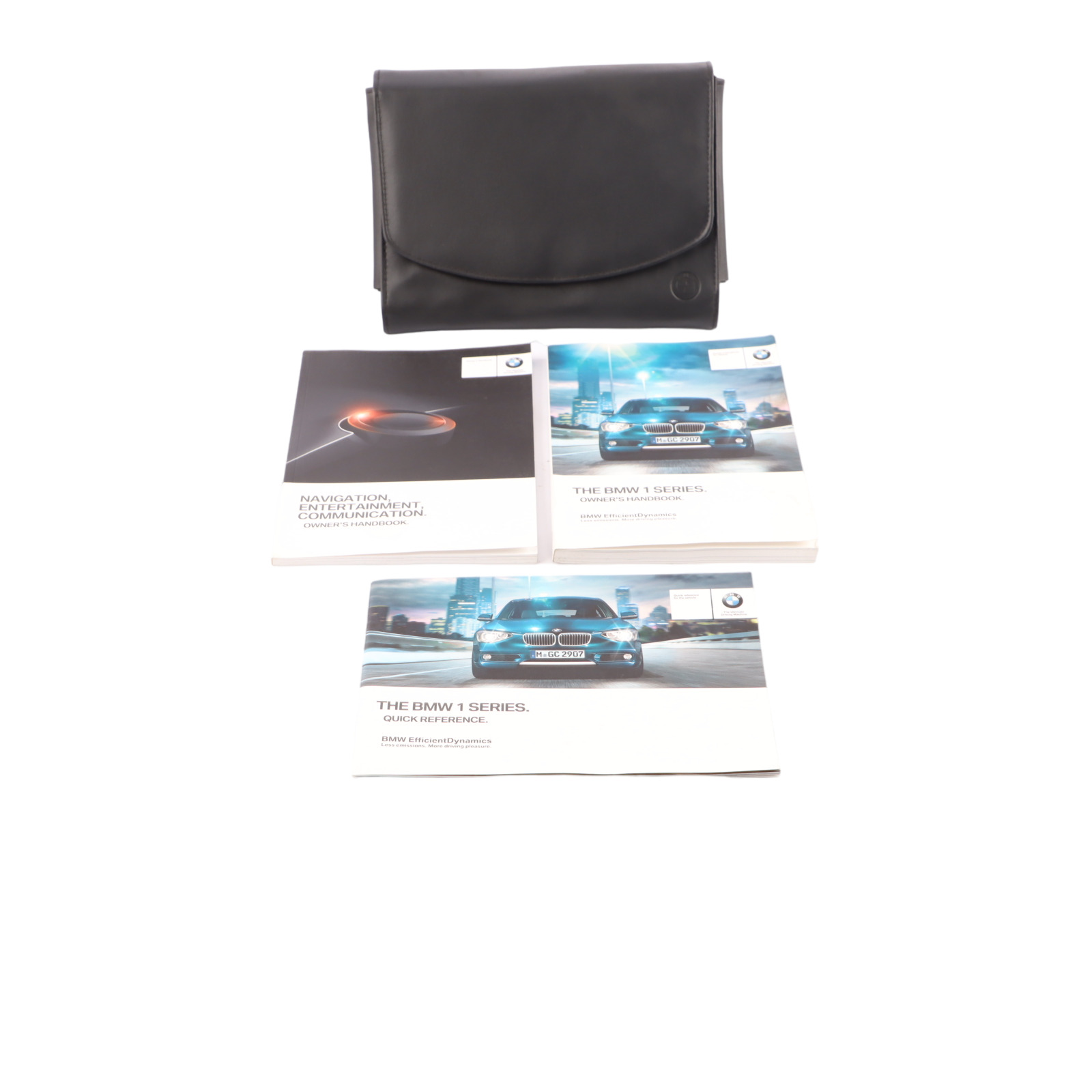 BMW 1 Series F20 F21 LCI Owner's Handbook Book Wallet Case Pouch Set 2959776