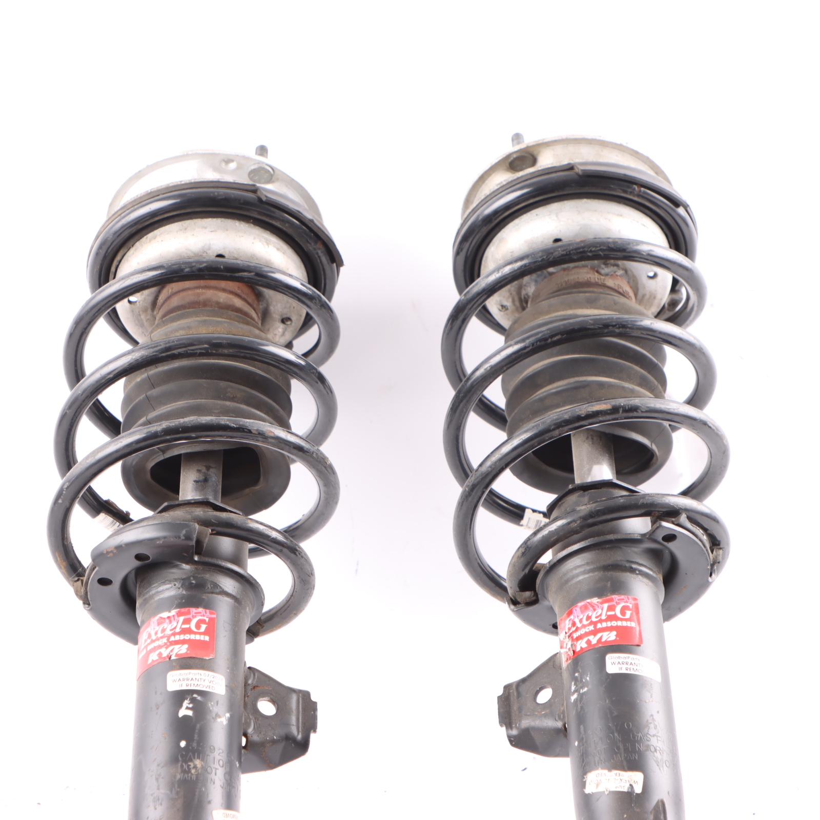 Spring Strut Set BMW E90 E92 KYB Excel-G Front Left Right Shock Absorber 339270