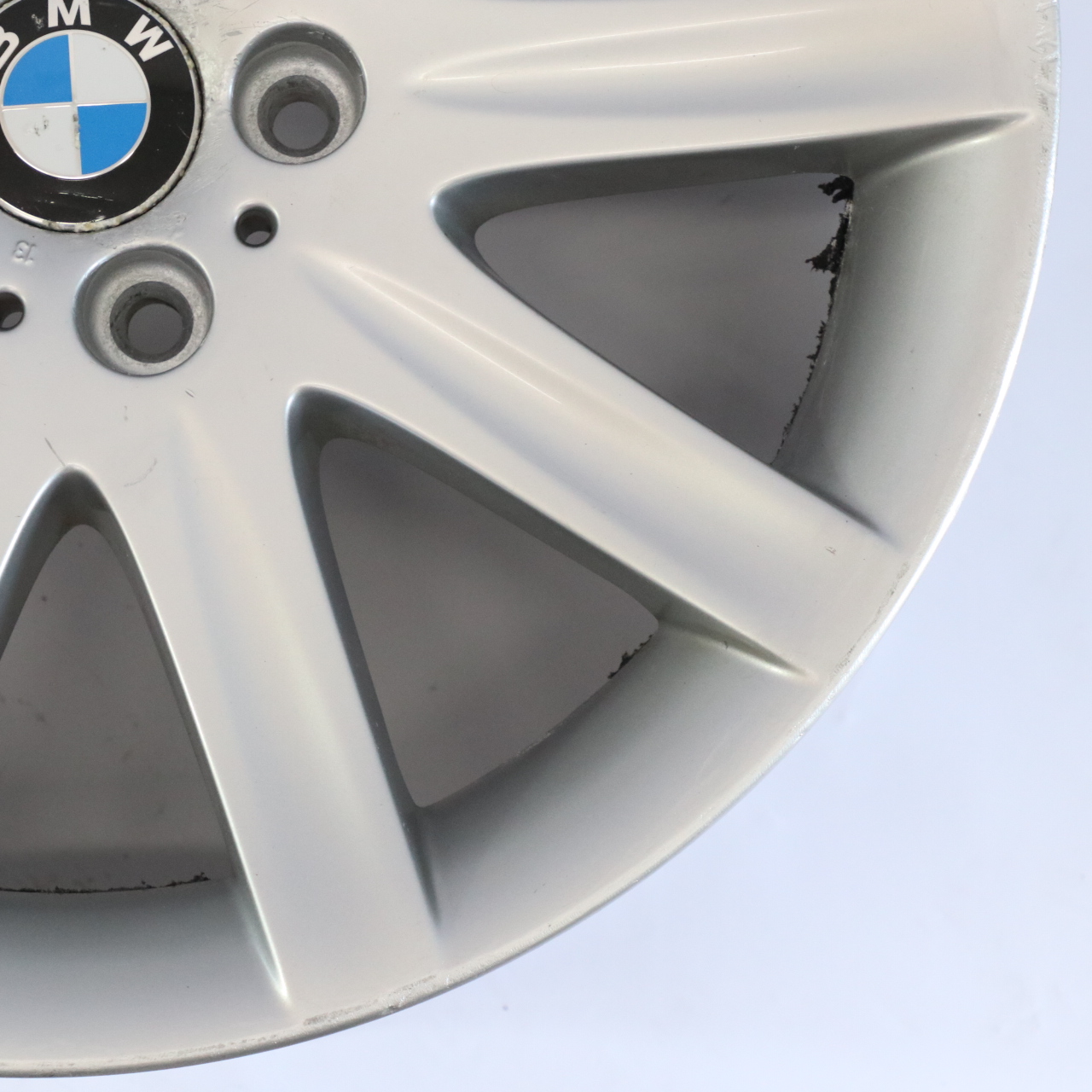 BMW E65 Front Silver Wheel Alloy Rim 19" Star Spoke 95 ET:24 9J 6753241