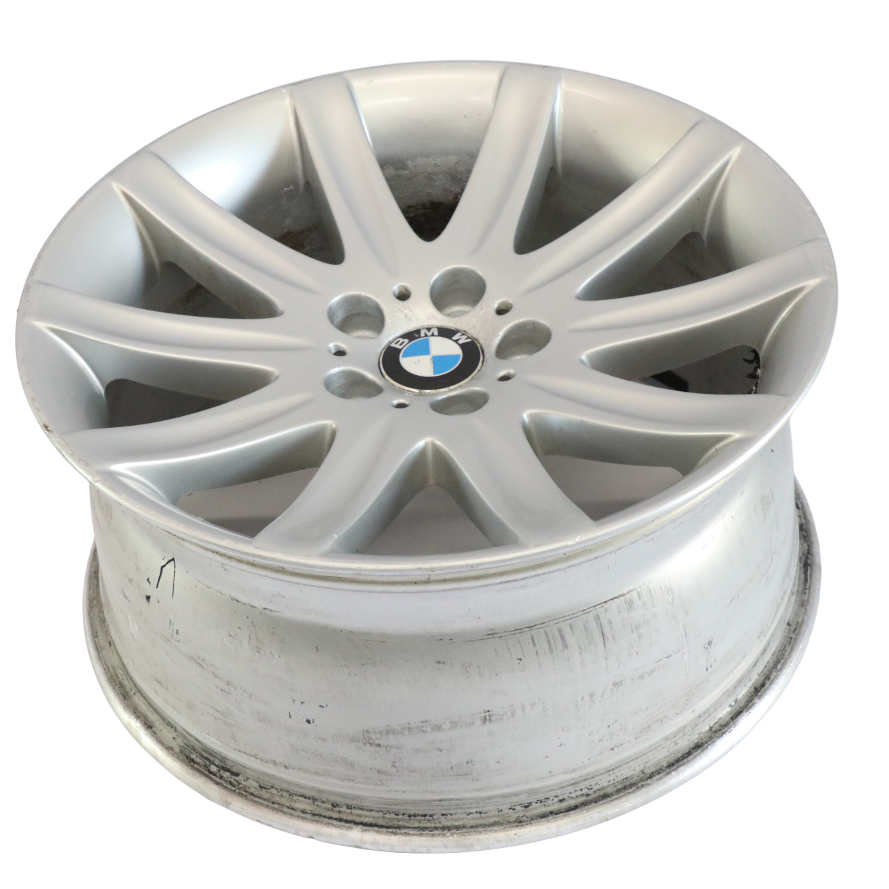 BMW E65 Front Silver Wheel Alloy Rim 19" Star Spoke 95 ET:24 9J 6753241