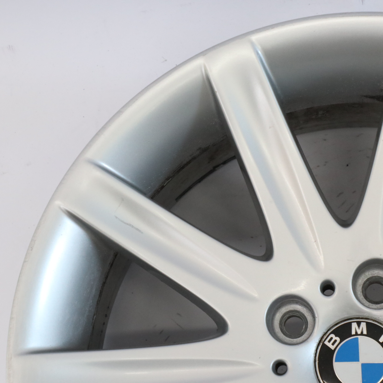 BMW E65 Front Silver Wheel Alloy Rim 19" Star Spoke 95 ET:24 9J 6753241