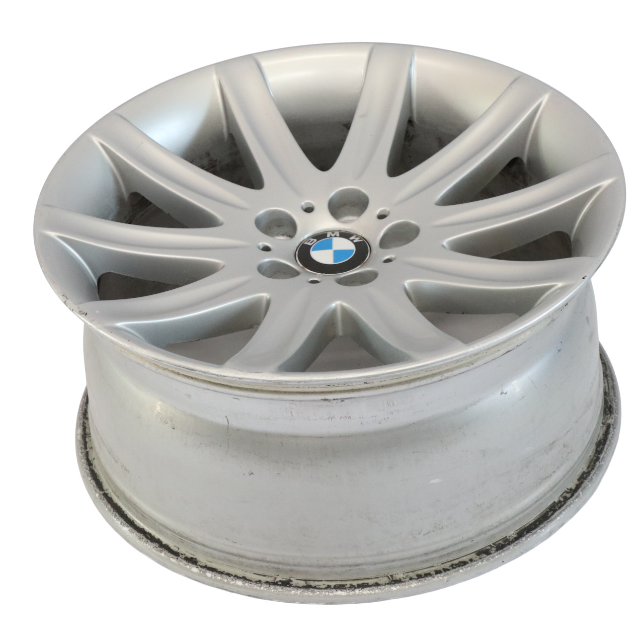 BMW E65 Front Silver Wheel Alloy Rim 19" Star Spoke 95 ET:24 9J 6753241