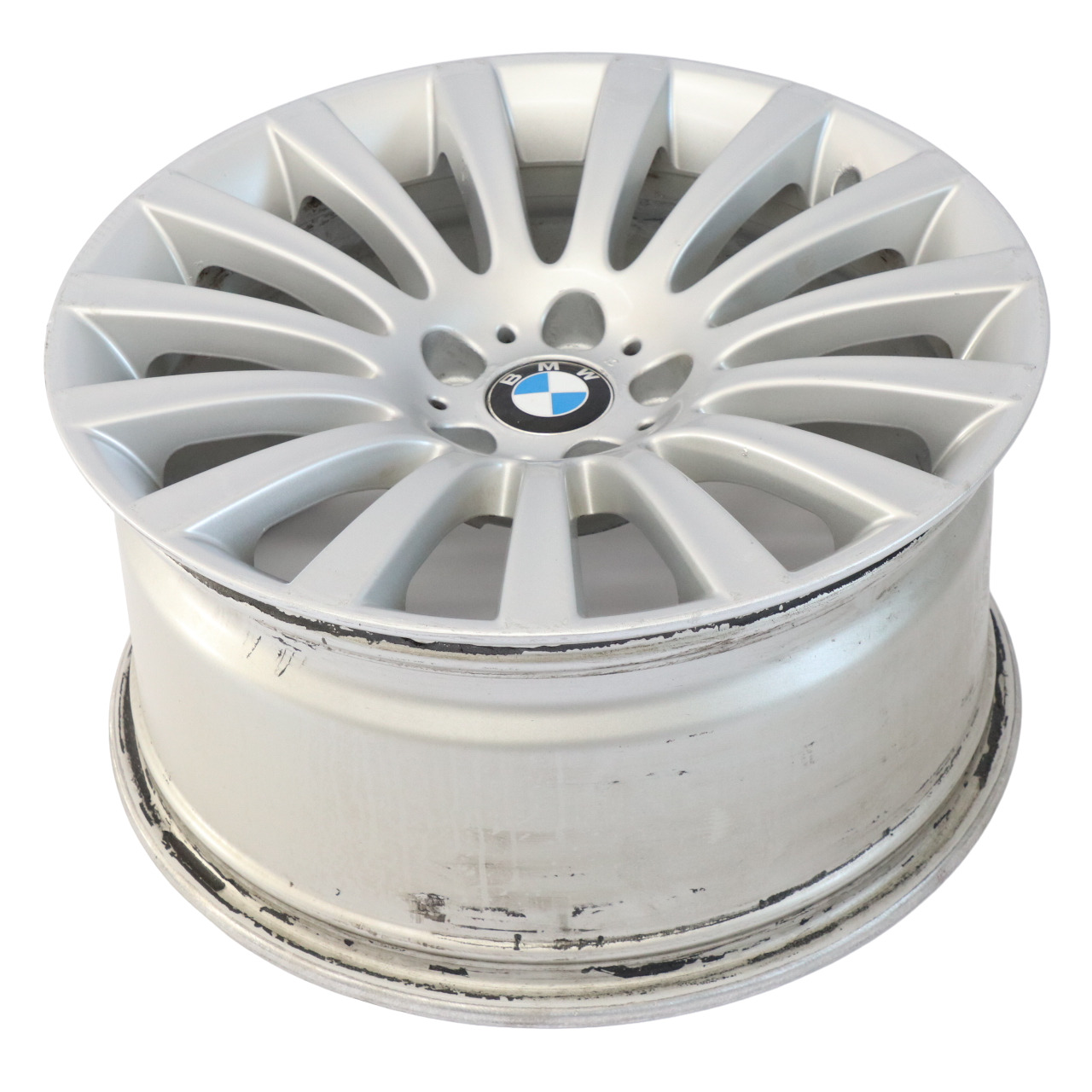 BMW F01 F07 Silver Light Alloy Wheel Rim 19" Multi-Spoke 235 9,5J ET:39 6775405