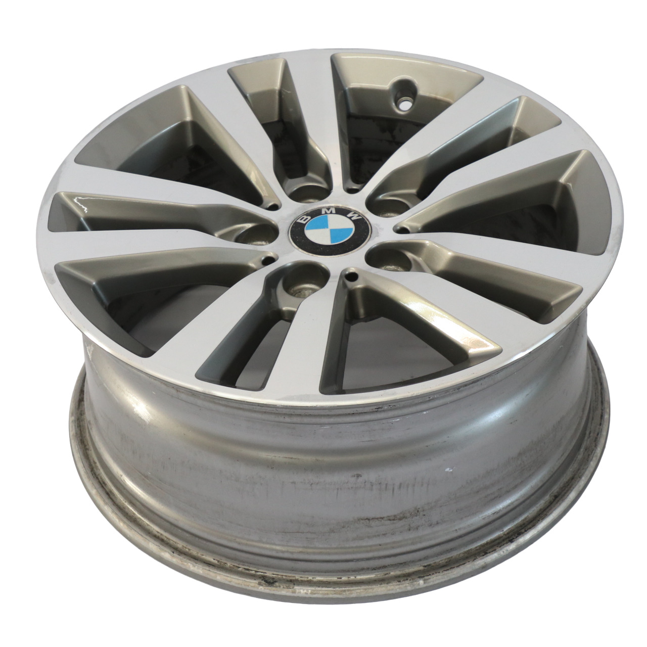 BMW F20 F21 F22 F23 Ferricgrey Wheel Alloy Rim 17" Double Spoke 655 ET:43 7,5J