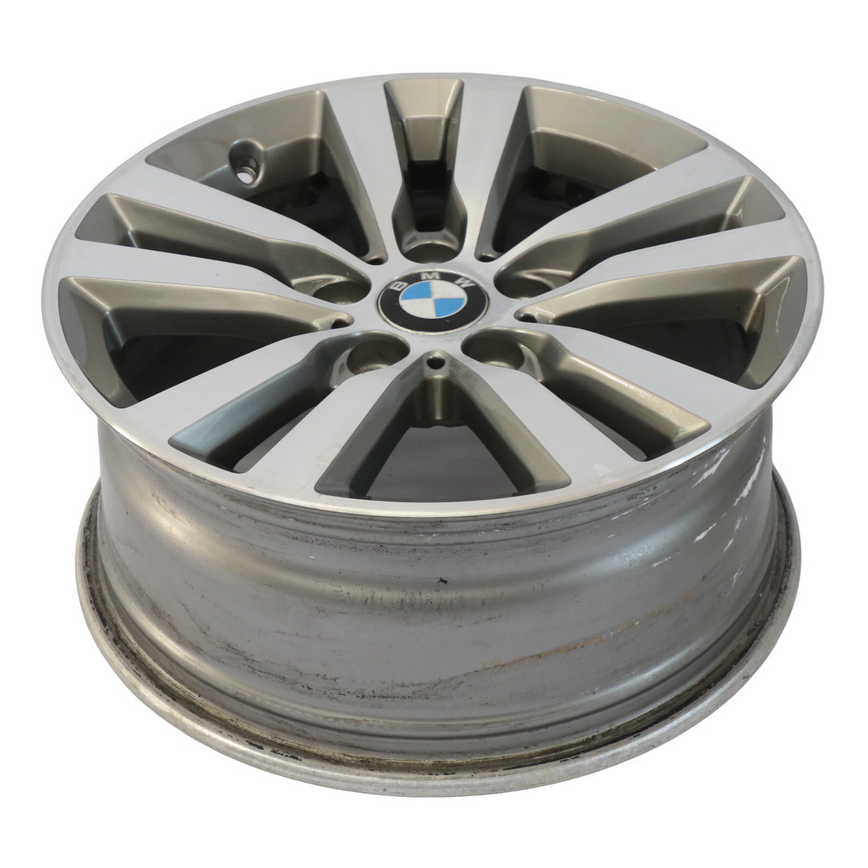 BMW F20 F21 F22 F23 Ferricgrey Wheel Alloy Rim 17" Double Spoke 655 ET:43 7,5J