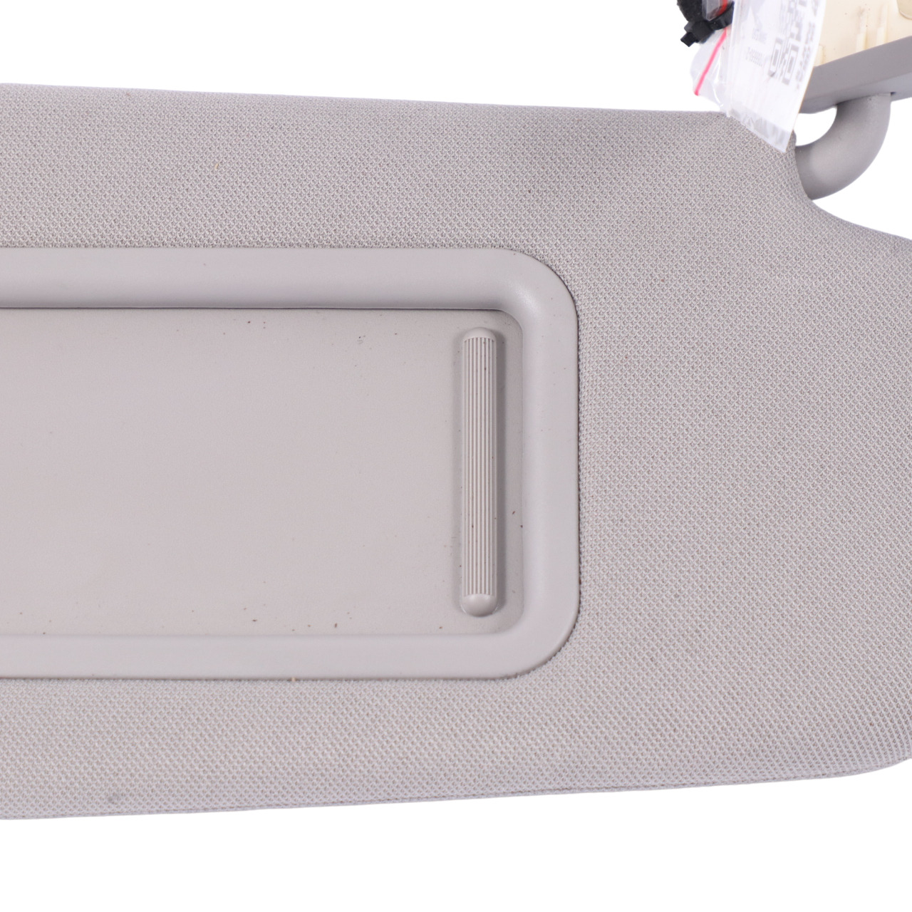 BMW E60 E61  Sun Visor Mirror Illuminated Right O/S Cloth Grey 7066650