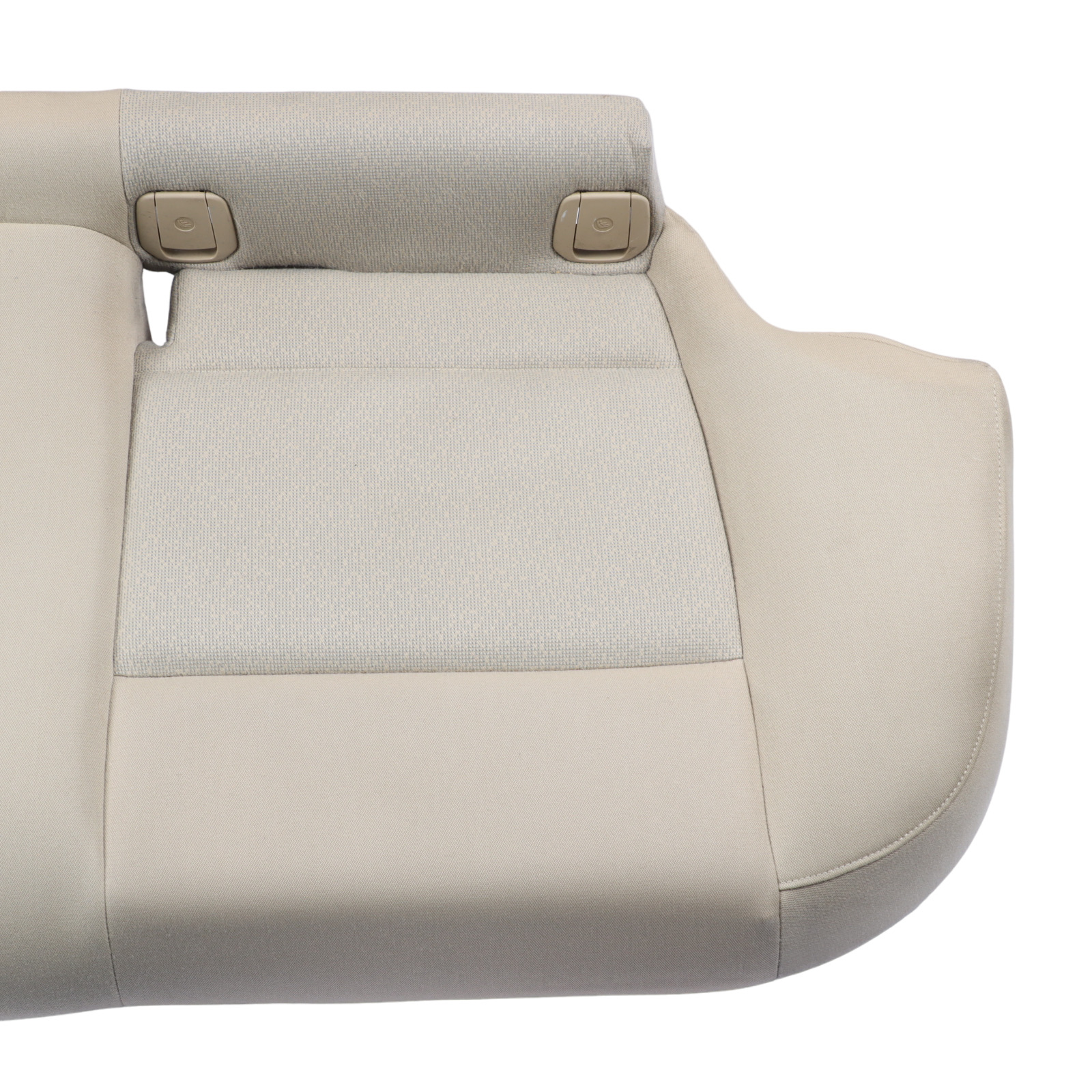 BMW E90 Saloon Rear Bench Backrest Seat Set Cloth Fabric Fluid Beige Interior