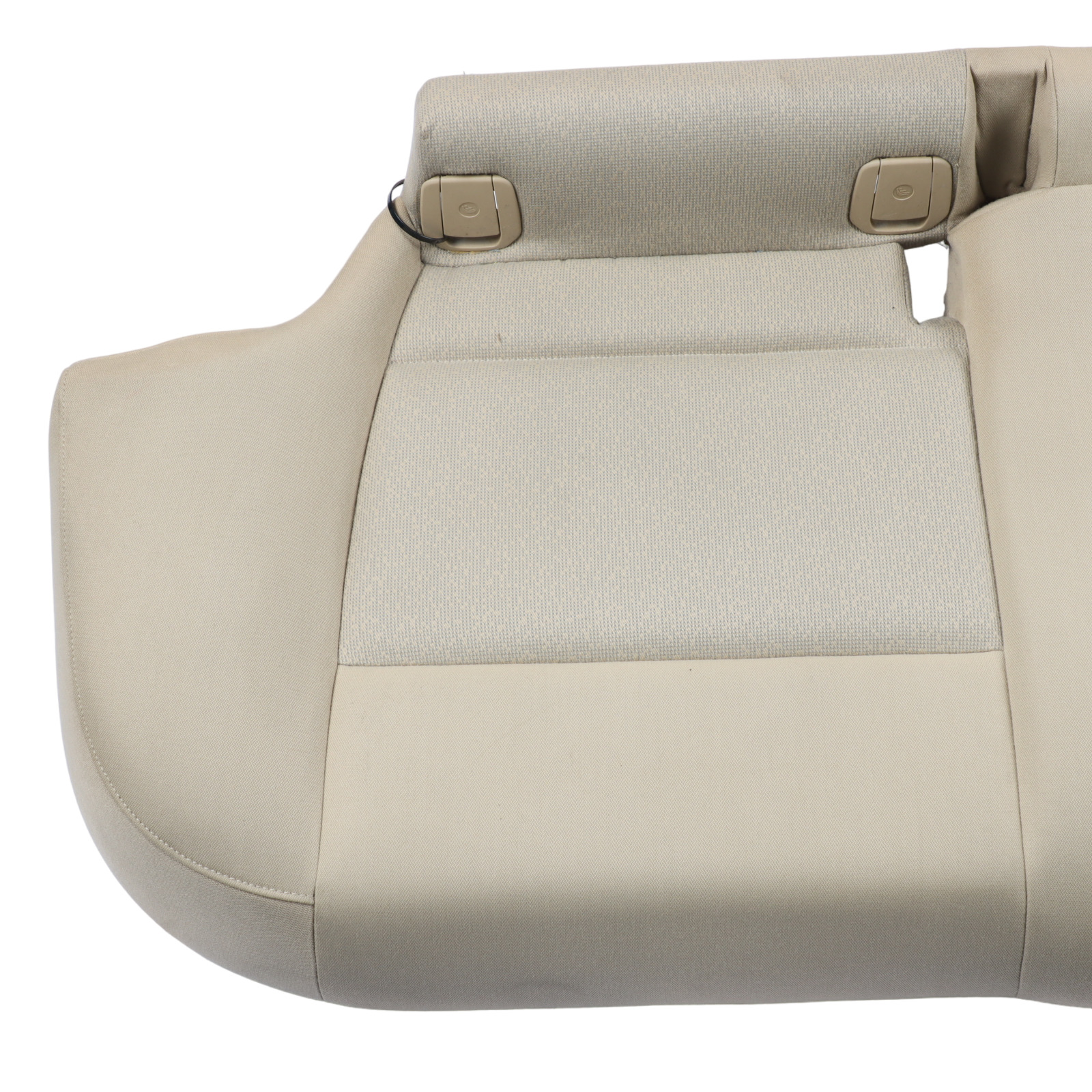 BMW E90 Saloon Rear Bench Backrest Seat Set Cloth Fabric Fluid Beige Interior