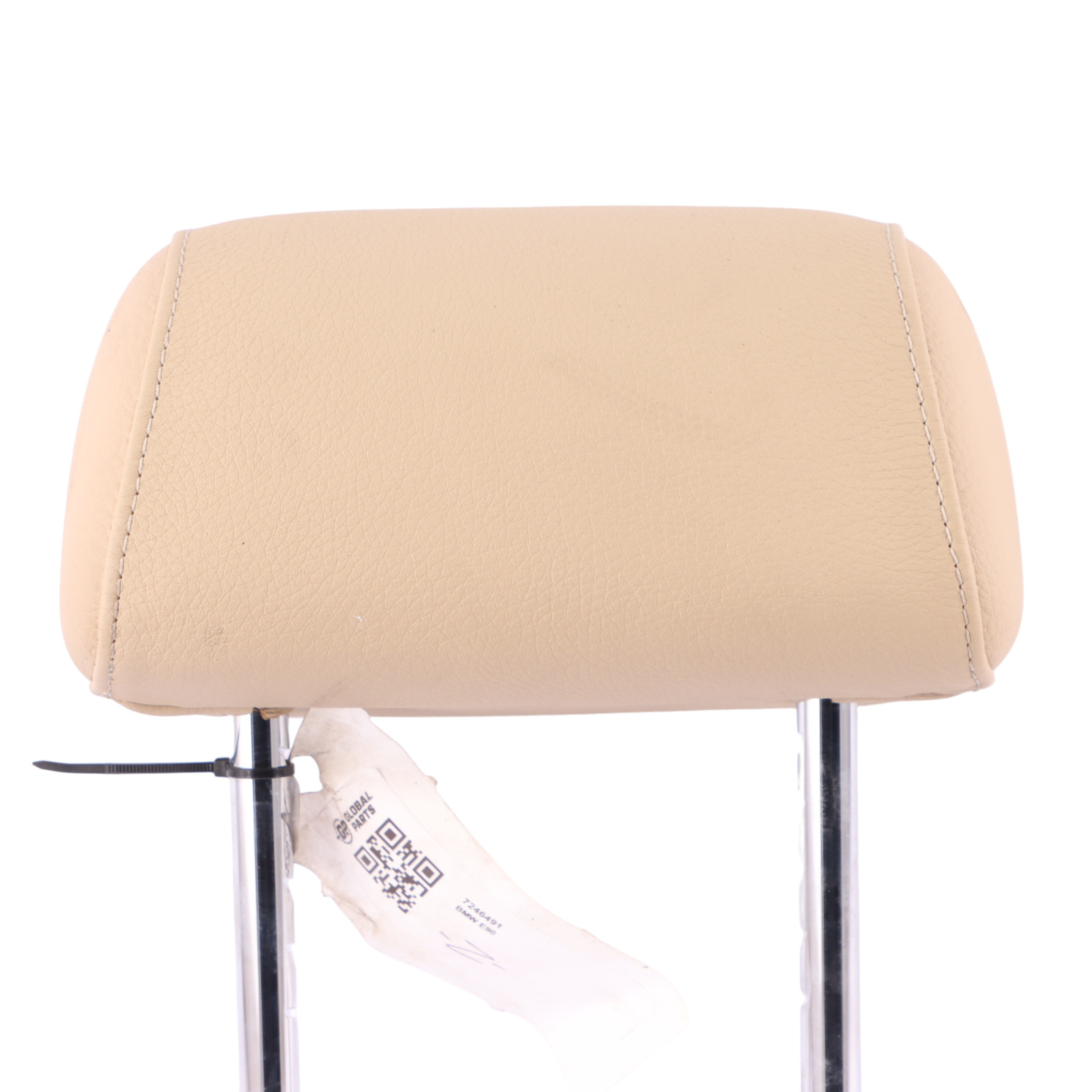 Headrest BMW E90 E91 LCI Rear Seat Right Left N/O/S Leather Dakota Beige 7246491