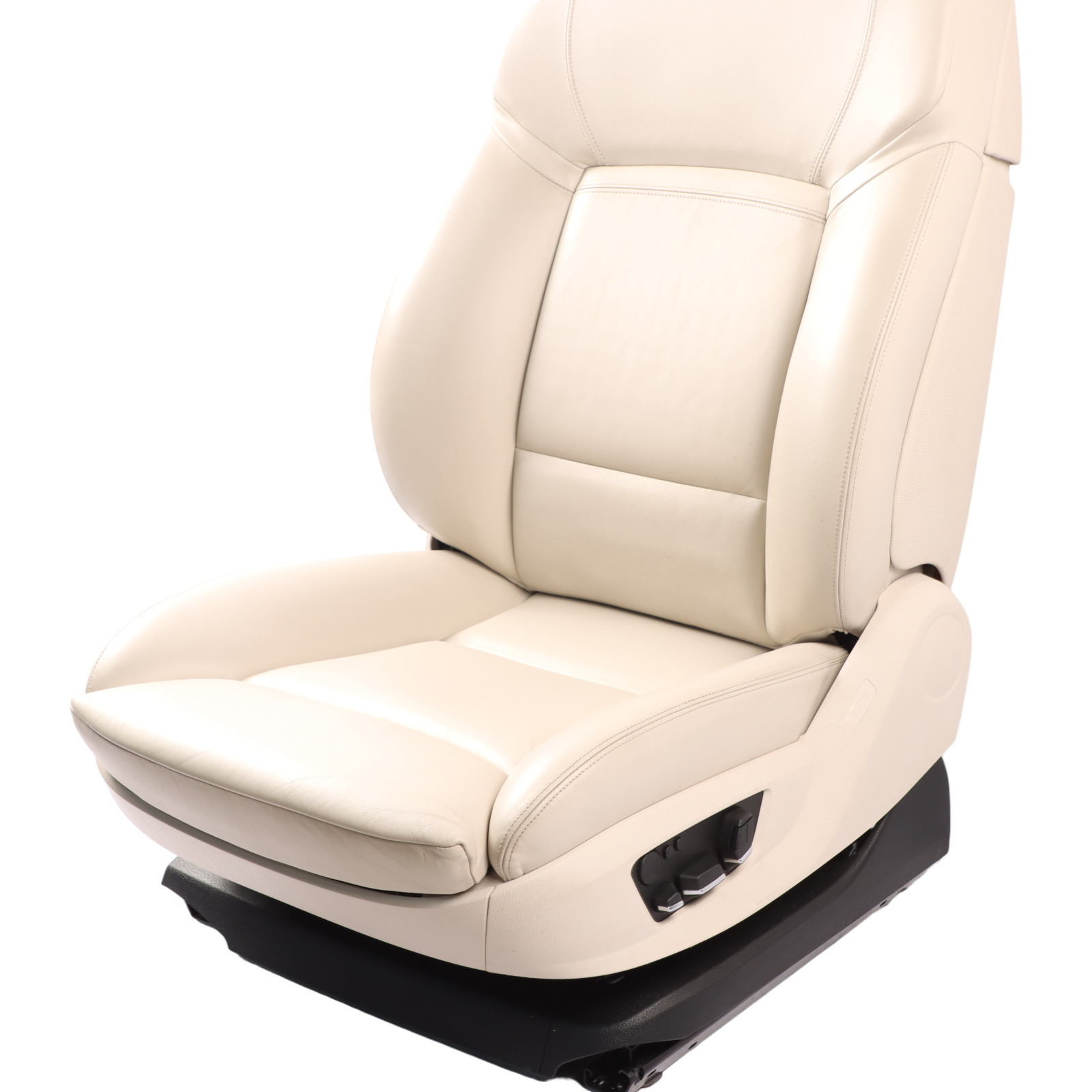 BMW F07 Front Seat Comfort Left N/S Heated Memory Leather Nappa Elfenbein Weiss