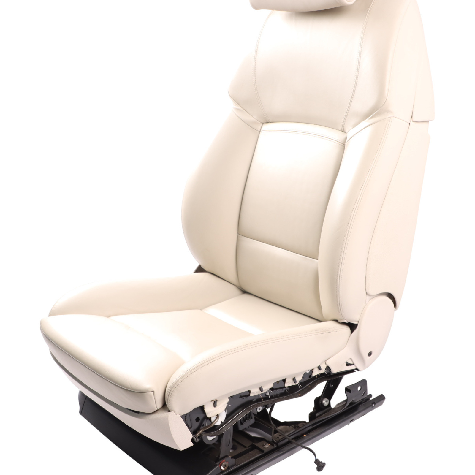 BMW F07 Front Seat Comfort Right O/S Heated Memory Leather Nappa Elfenbein Weiss