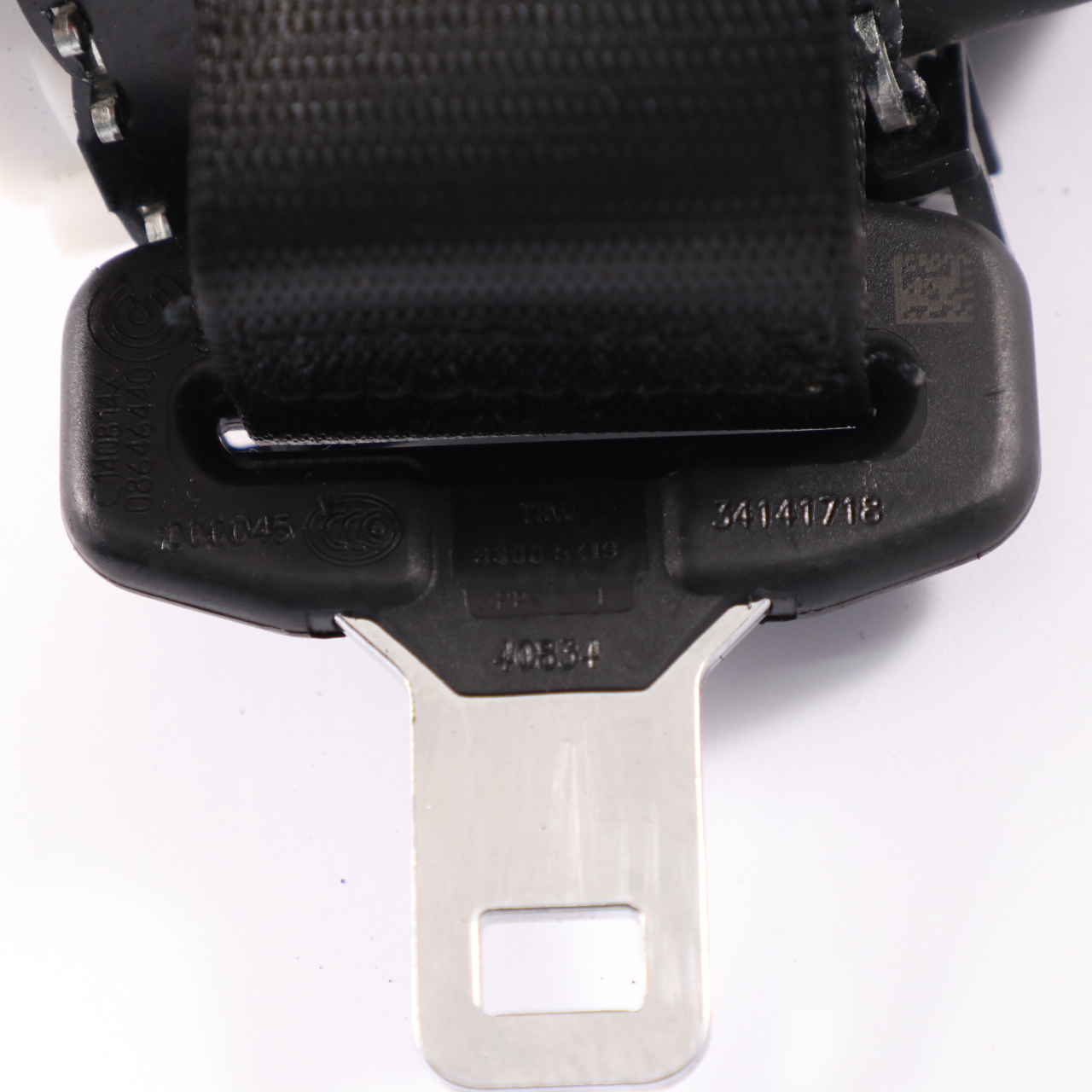 MINI Cooper F55 Seat Belt Upper Safety Belt Rear Right O/S Black 7318210 