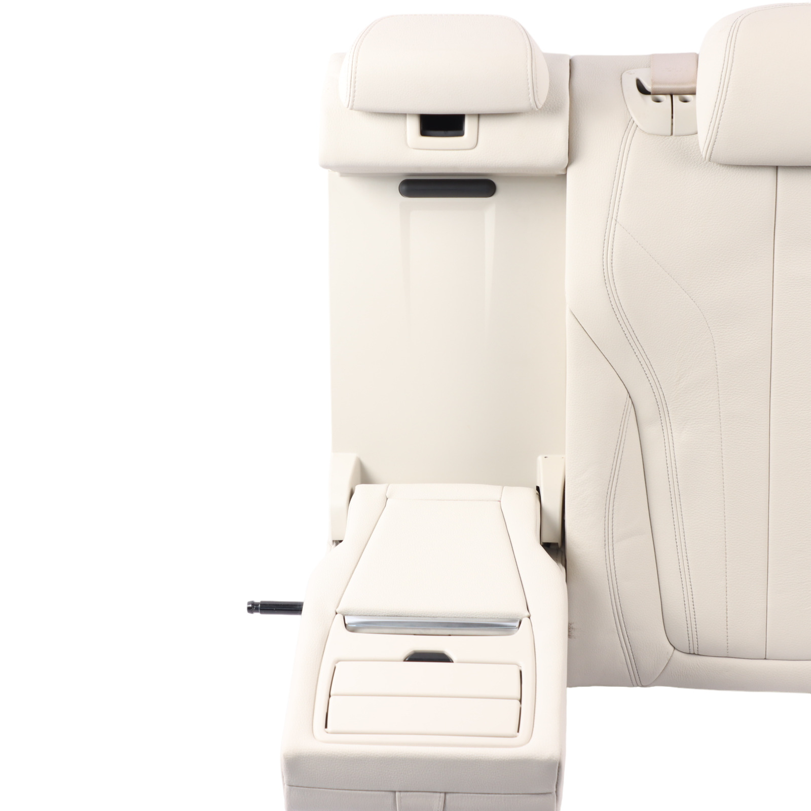 BMW X6 F16 Seat Rear Left N/S Backrest Cushion Cover Leather Dakota Ivory White