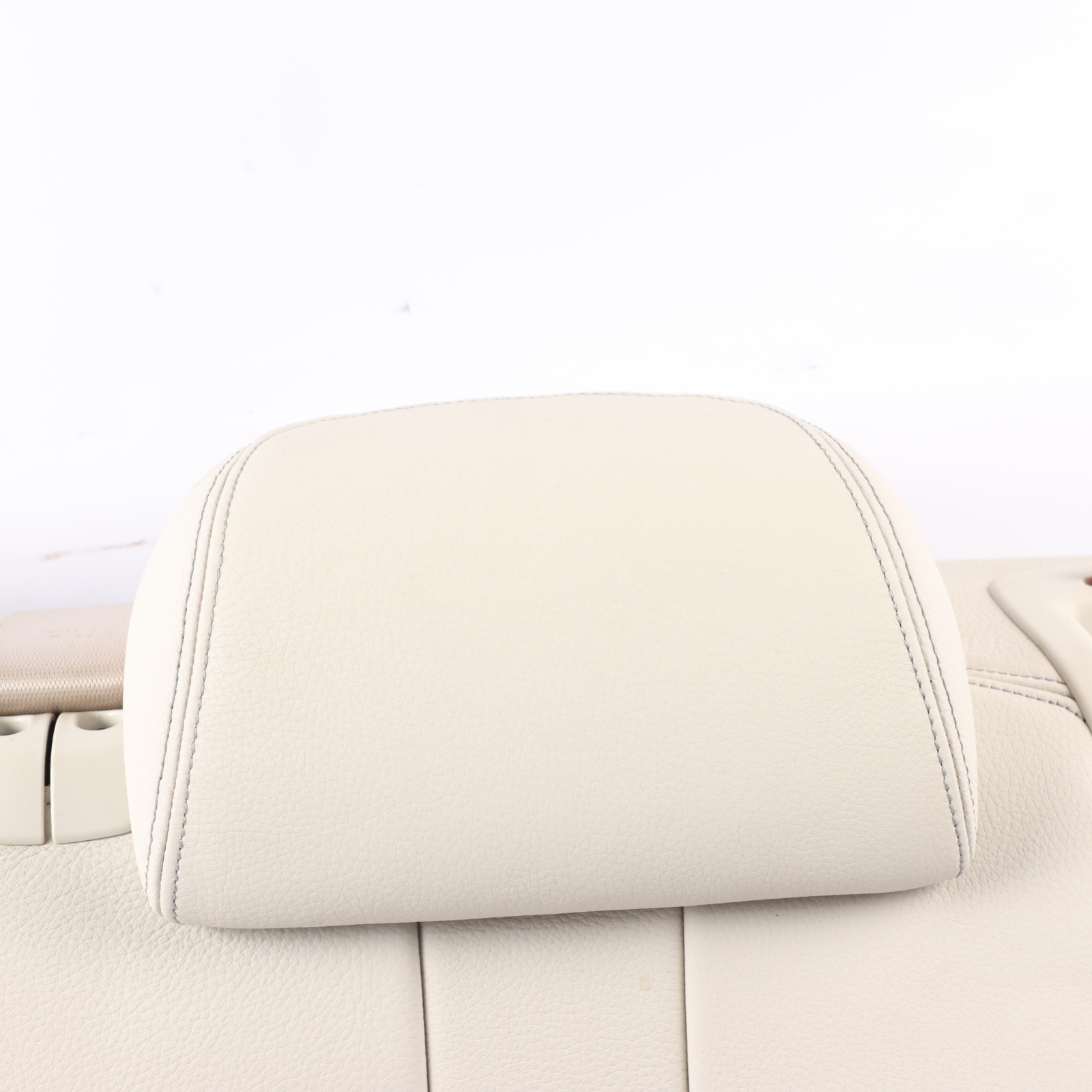 BMW X6 F16 Seat Rear Left N/S Backrest Cushion Cover Leather Dakota Ivory White