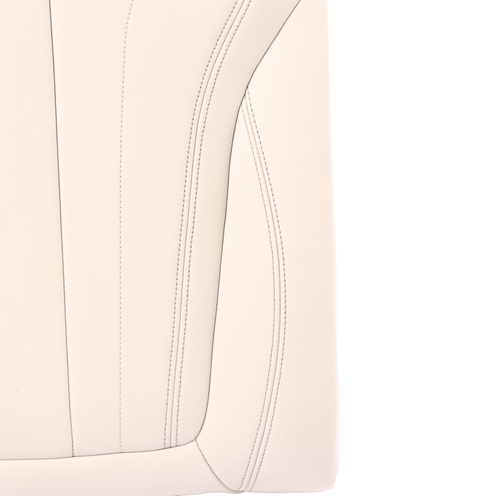 BMW X6 F16 Seat Rear Right O/S Backrest Cushion Cover Leather Dakota Ivory White