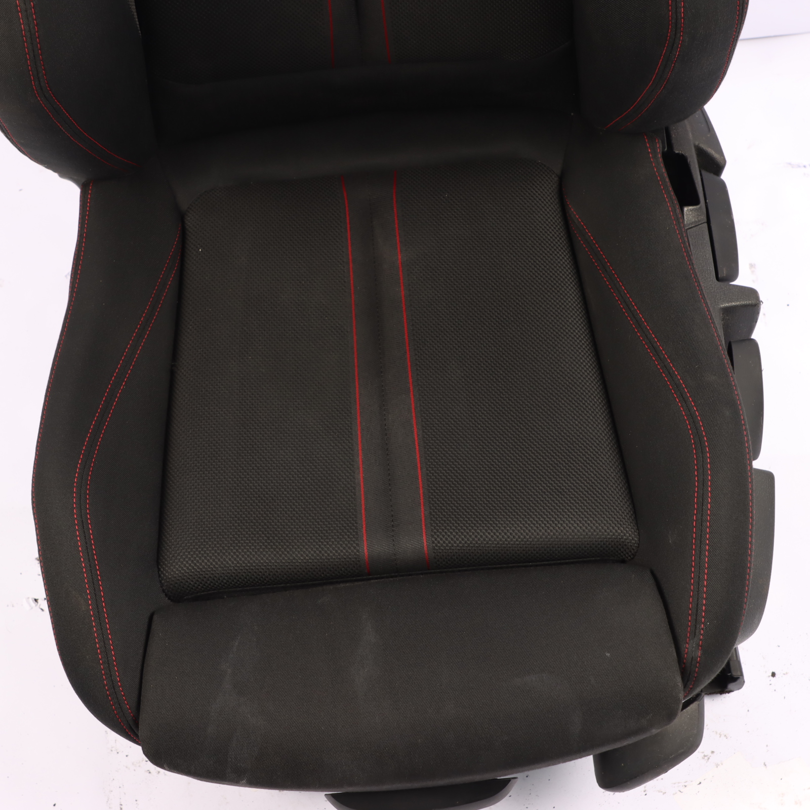 BMW F30 LCI Front Seat Sport Left N/S Heated Fabric Cloth Anthracite Red 