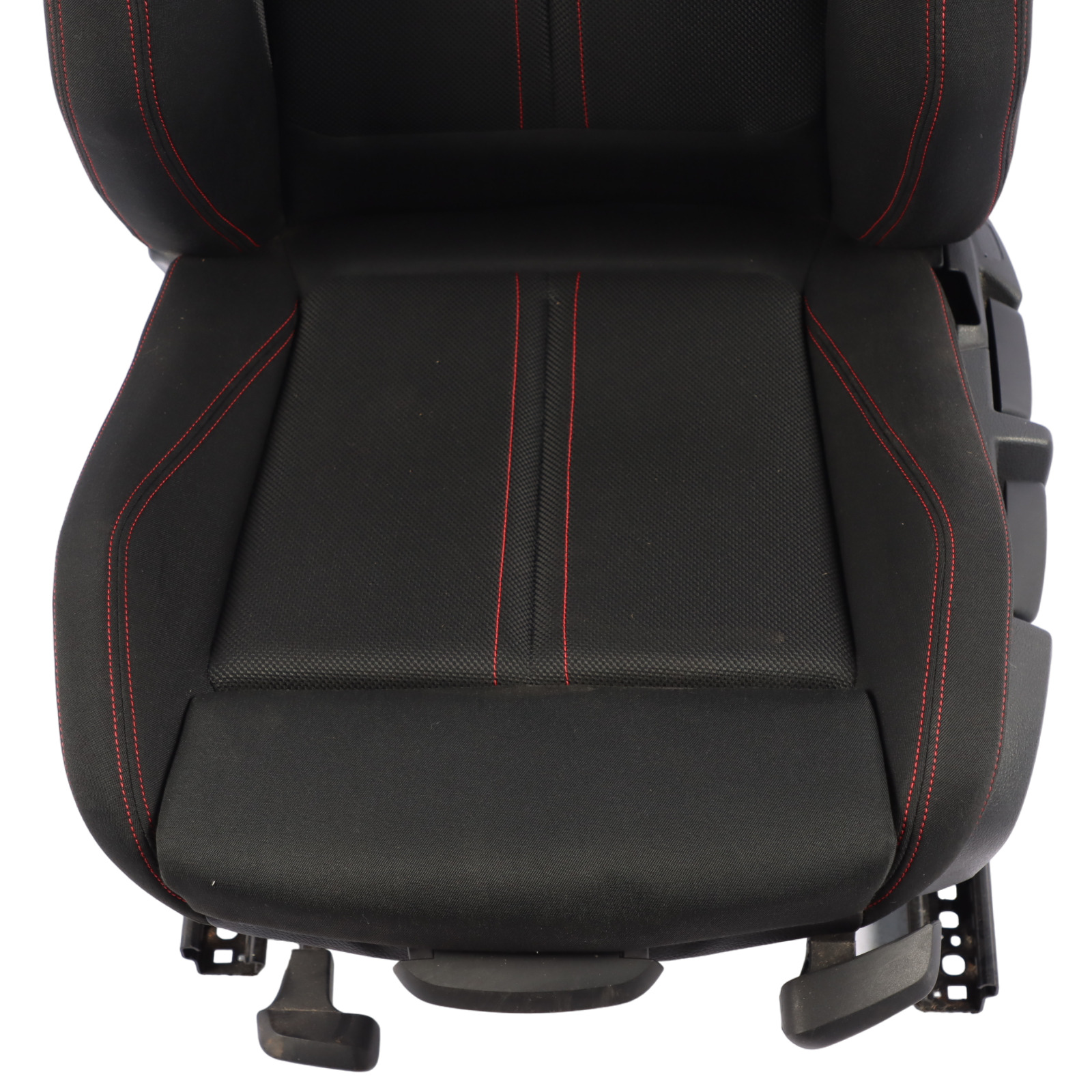 BMW F20 LCI Front Seat Sport Left N/S Interior Fabric Cloth Anthracite Red