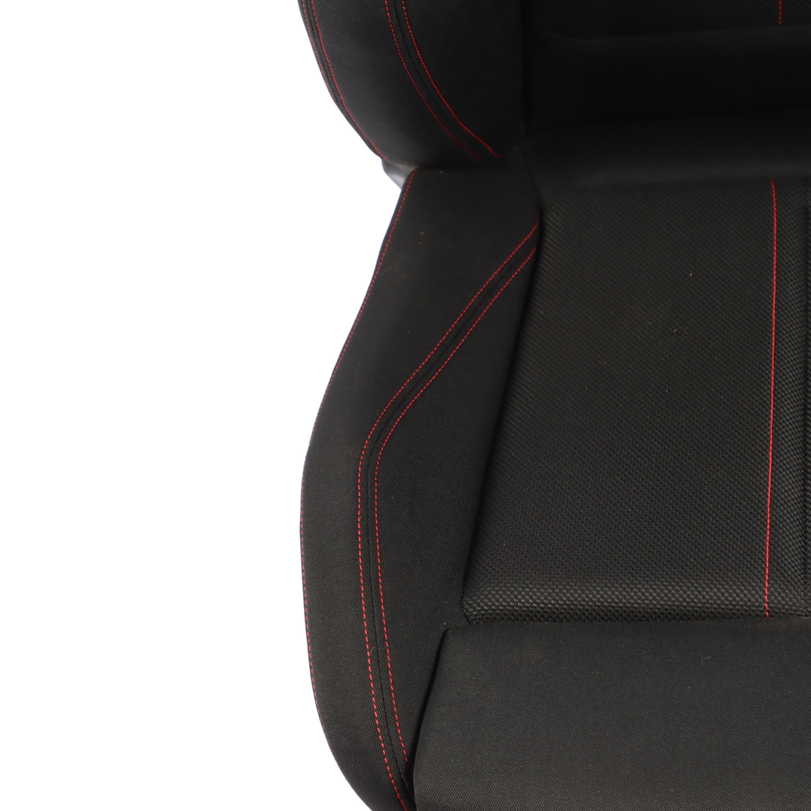 BMW F20 LCI Front Seat Sport Left N/S Interior Fabric Cloth Anthracite Red