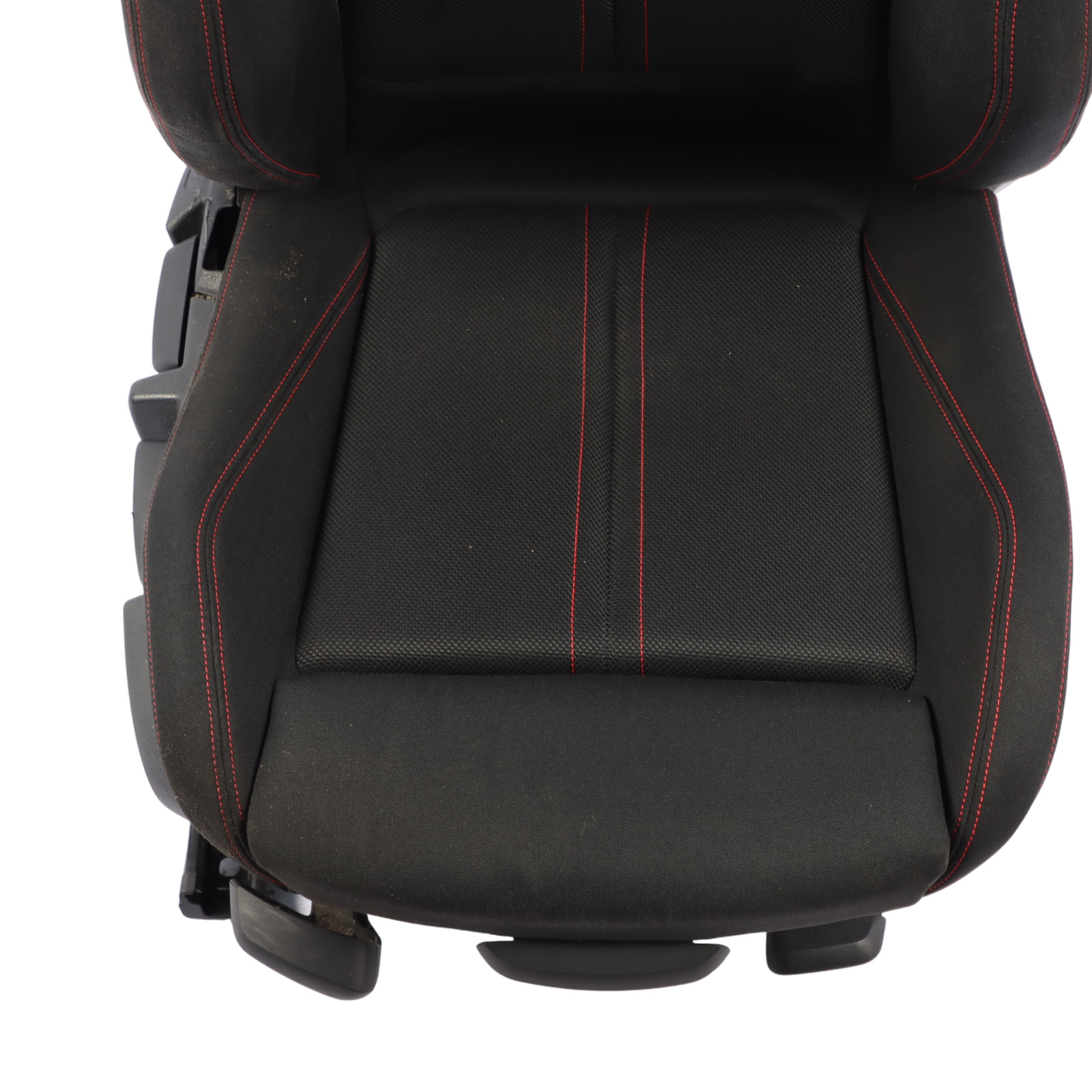 BMW F20 LCI Front Seat Sport Right O/S Interior Cloth Fabric Anthracite Red