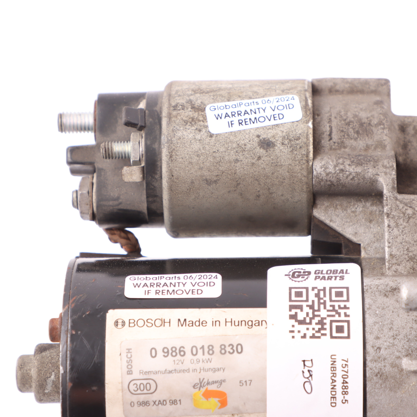 Mini Cooper R50 R52 R53 W10 W11 1.6 Petrol Bosch Engine Starter Motor 0986018830