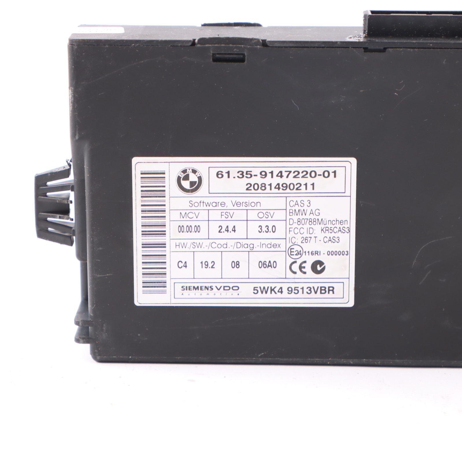 BMW E81 E82 E87 LCI E88 N47S 123d ECU Kit DDE 7811702 + CAS3 + Key Automatic