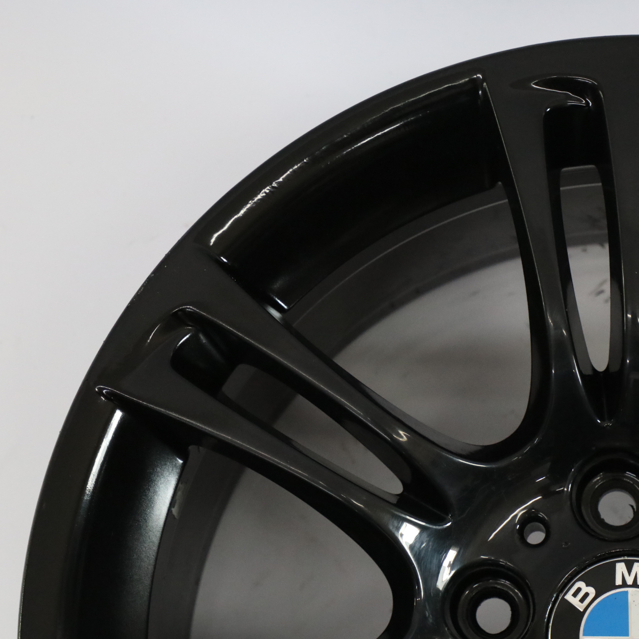 BMW F10 F12 Rear Black Wheel Alloy Rim M Double Spoke 350 9J 18" ET:44 7842651