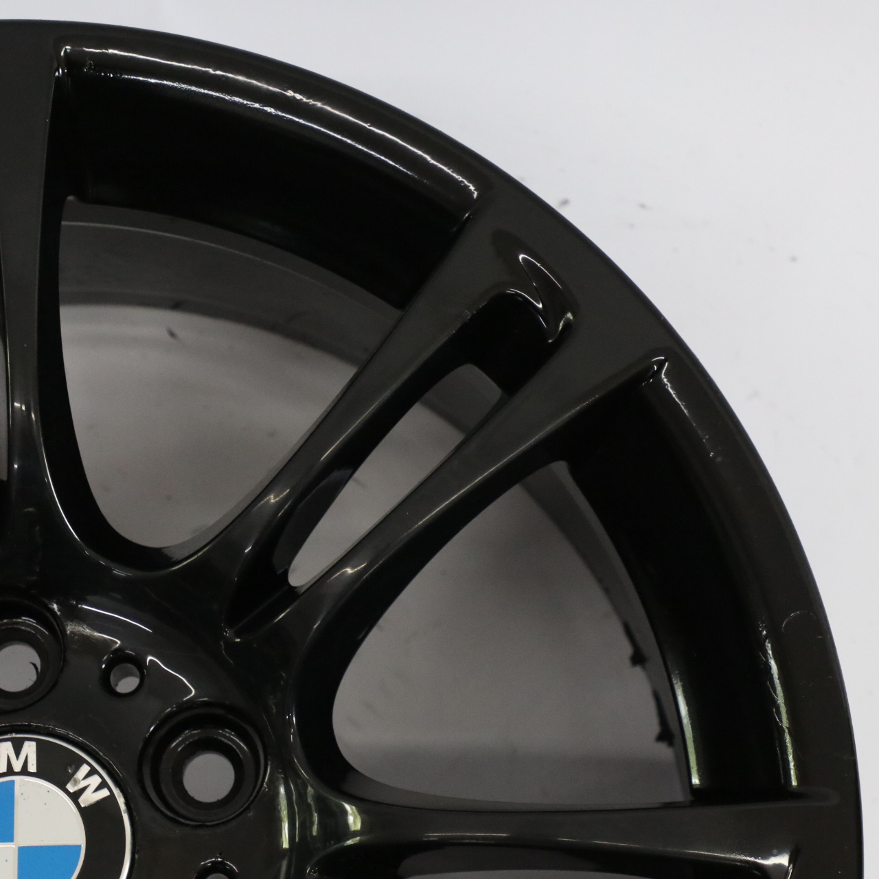 BMW F10 F12 Rear Black Wheel Alloy Rim M Double Spoke 350 9J 18" ET:44 7842651