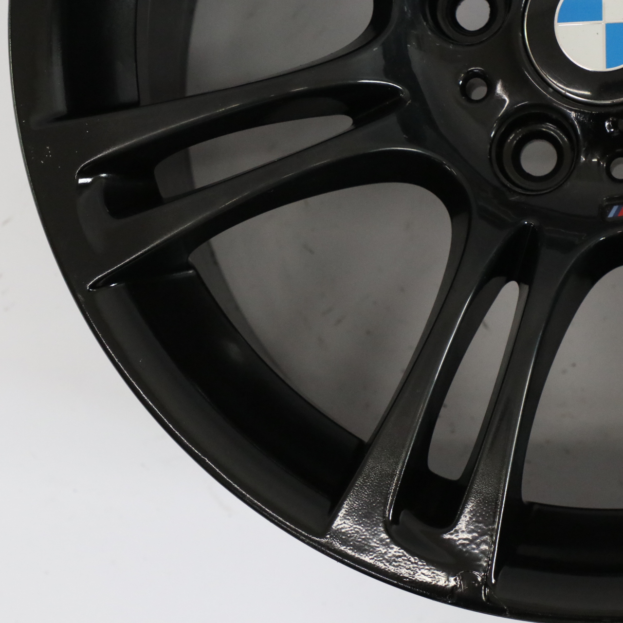 BMW F10 F12 Rear Black Wheel Alloy Rim M Double Spoke 350 9J 18" ET:44 7842651