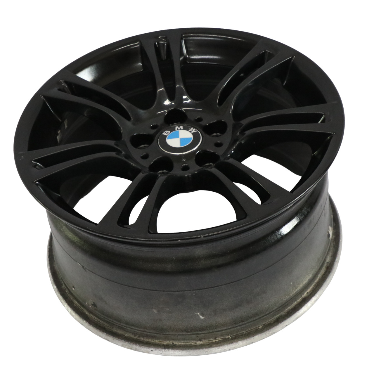 BMW F10 F12 Rear Black Wheel Alloy Rim M Double Spoke 350 9J 18" ET:44 7842651