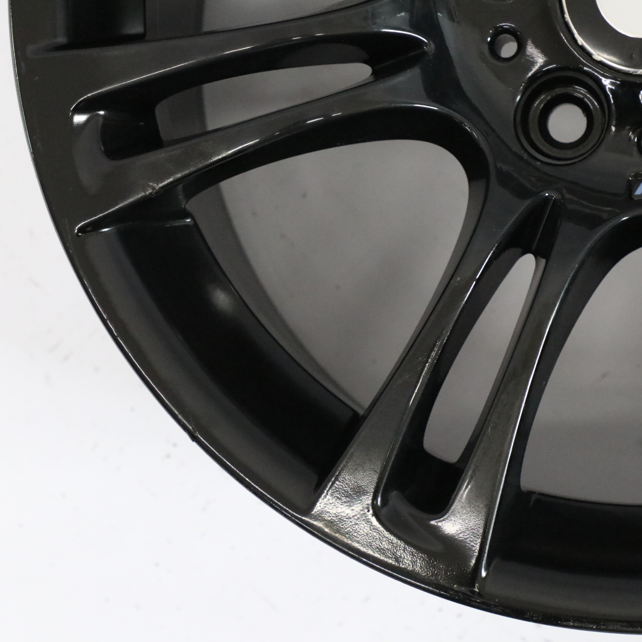 BMW F10 F12 Rear Black Wheel Alloy Rim M Double Spoke 350 9J 18" ET:44 7842651