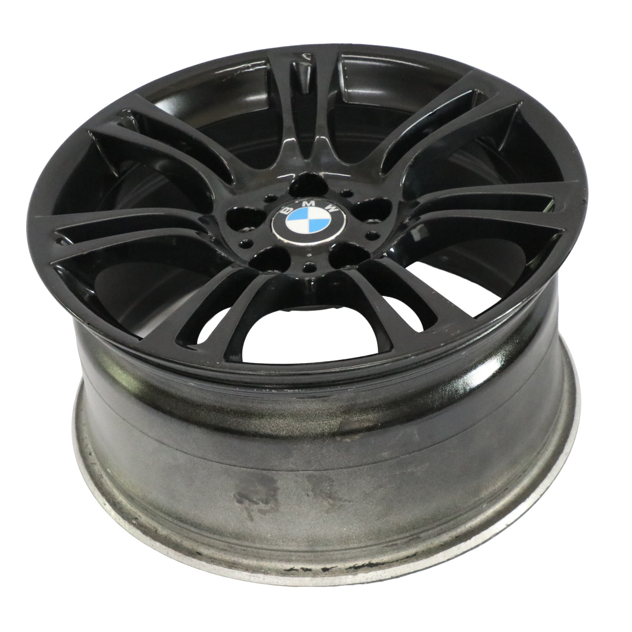 BMW F10 F12 Rear Black Wheel Alloy Rim M Double Spoke 350 9J 18" ET:44 7842651