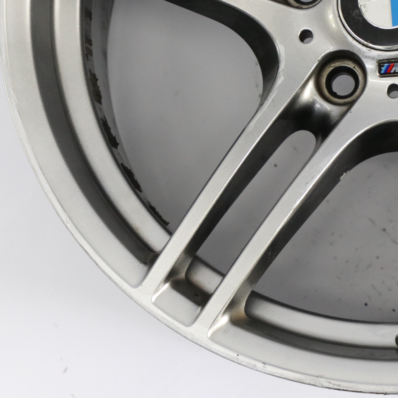 BMW E90 E91 E92 Front Silver Alloy Wheel Rim 19" 8J M Double Spoke 313 7844343