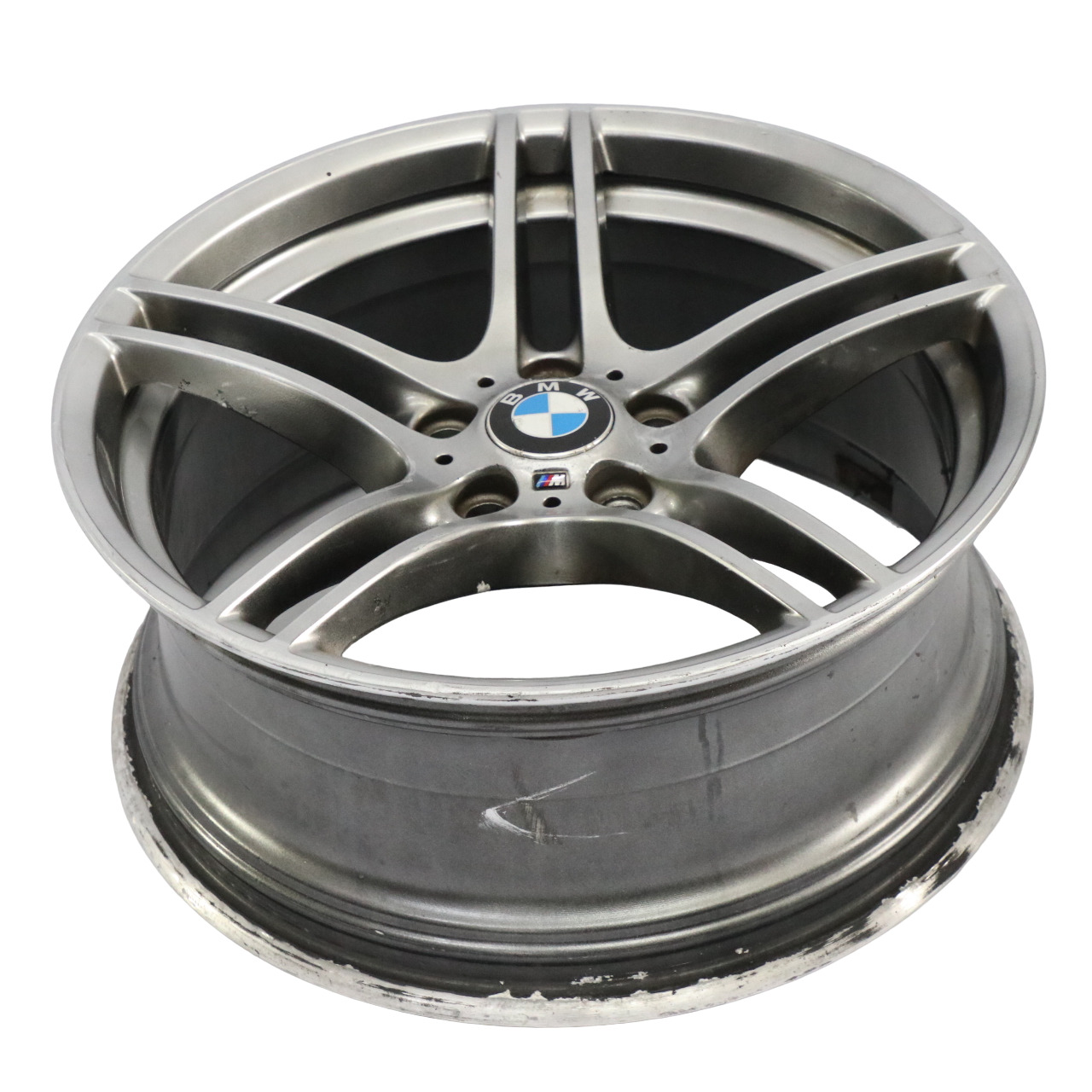 BMW E90 E91 E92 Front Silver Alloy Wheel Rim 19" 8J M Double Spoke 313 7844343