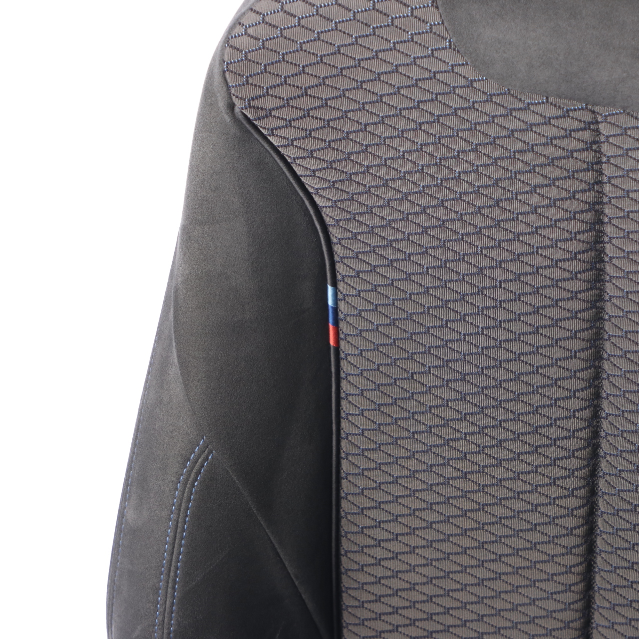 BMW F20 M Sport Front Left Sport Seat N/S Cloth Hexagon / Alcantara / Anthracit