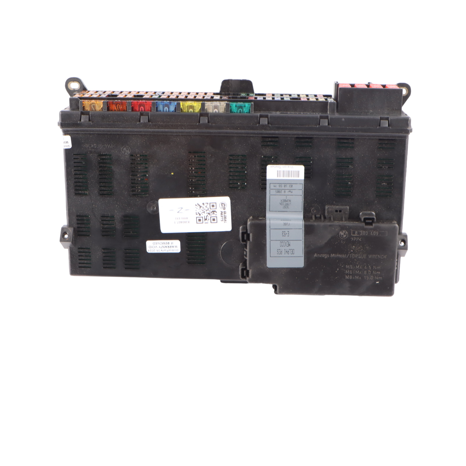 BMW X5 E53 Power Distribution Fusebox Cover Fuse Box 8380407